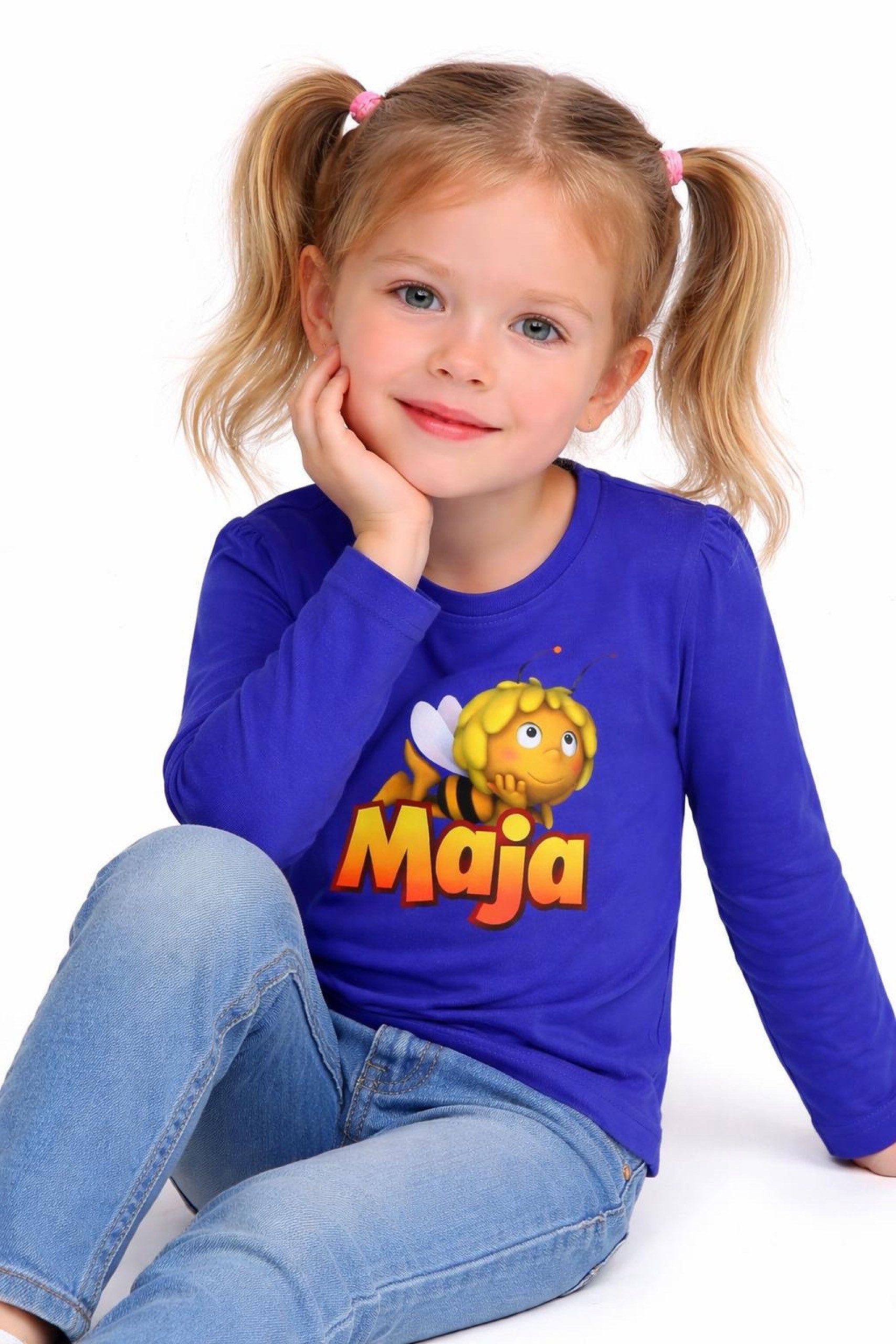 Cocain underwear Sweatshirt T-Shirt Langarm Kinder Mädchen Jungen Biene Maja Gr. 92-116 atmungsaktiv