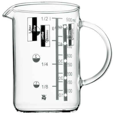WMF Messbecher »Gourmet«, Glas, (1x Glas Messbecher (Volumen 0,5 l, Ø 8 cm), 1x Glas Messbecher (Volumen 0,5 l, Ø 8 cm)