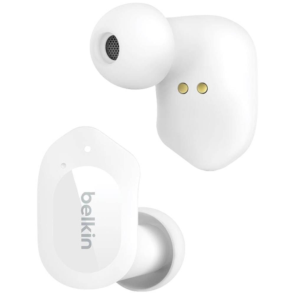 Belkin SOUNDFORM Play True Wireless In-Ear Kopfhörer AUC005btWH Kopfhörer (Headset, Ladecase, Schweißresistent)