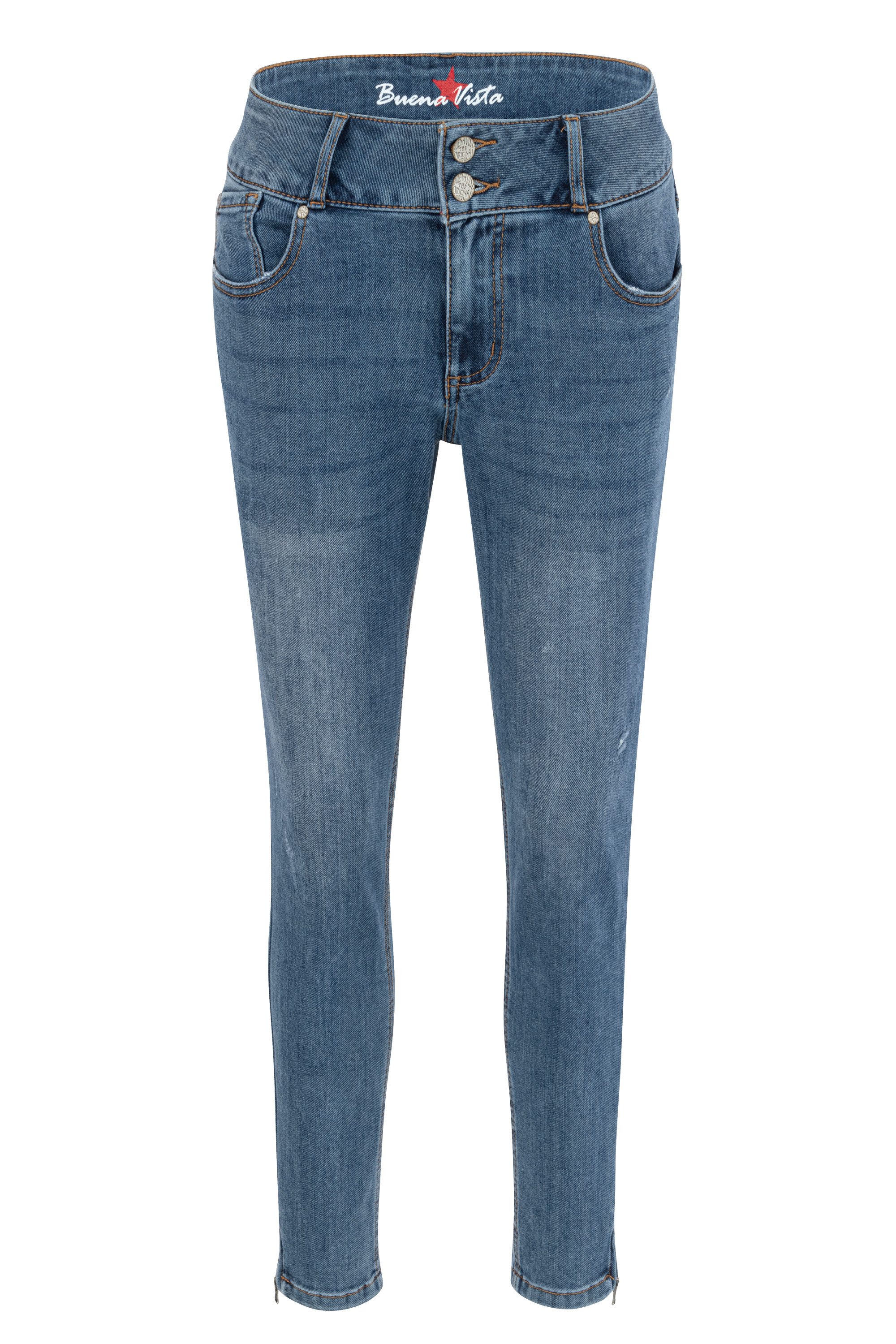 Stretch-Jeans BUENA VISTA TUMMYLESS V 7/8 rough pacific 2409 B5793 355.6383 - Stretc