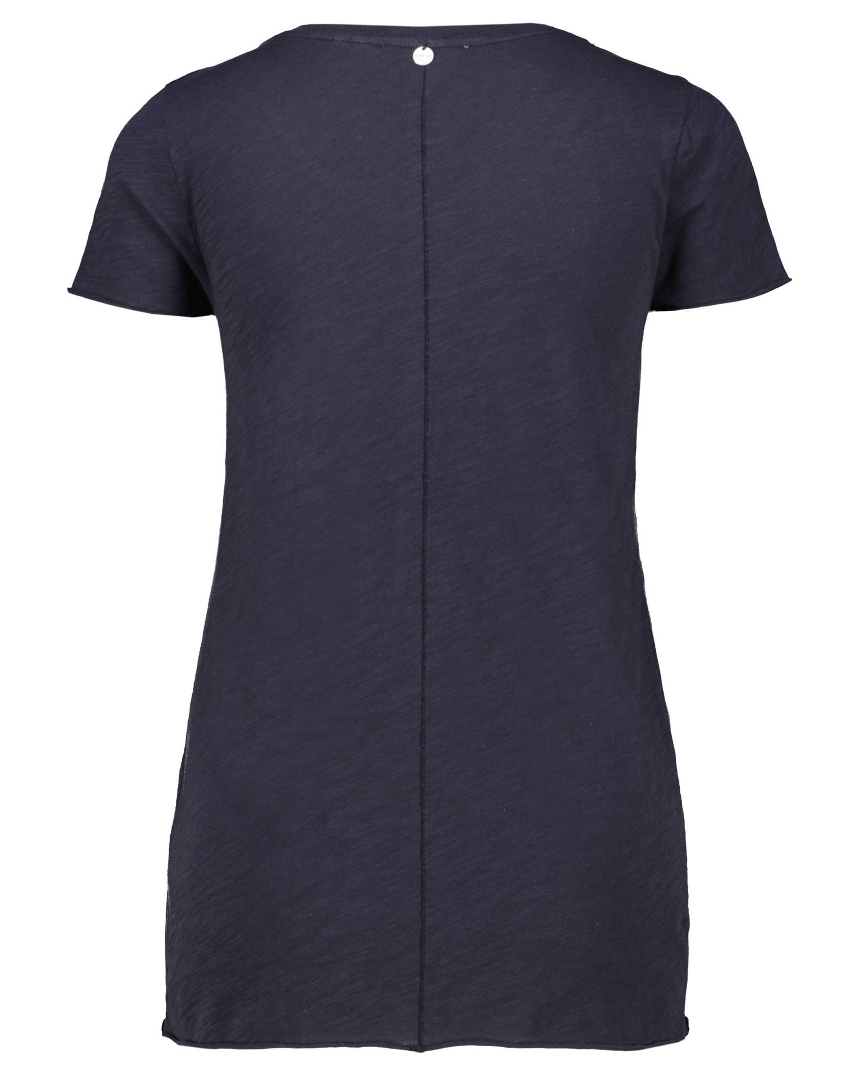 Kurzarm T-Shirt (1-tlg) Shirt (53) aqua Rich Damen Royal & SLUB