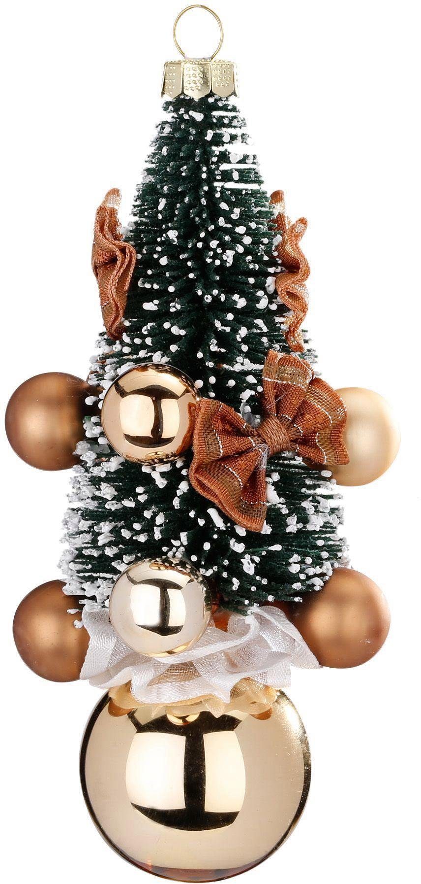 MAGIC by Inge Christbaumschmuck Champagner, Weihnachtsdeko, Christbaumschmuck (3-tlg)