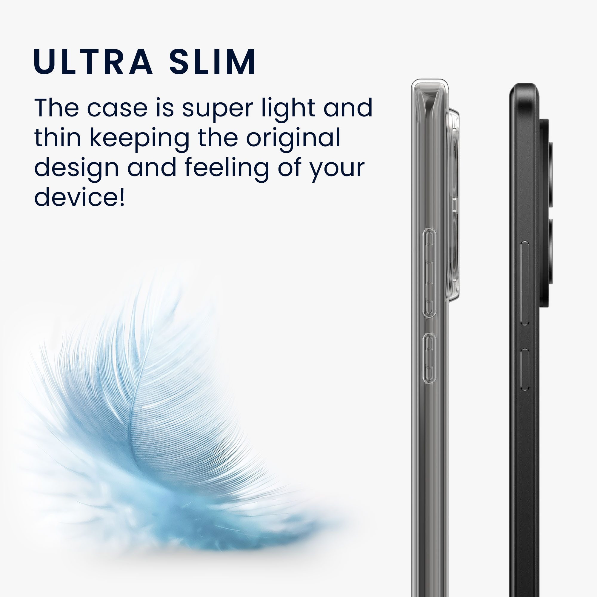 kwmobile Smartphone-Hülle Hülle für Xiaomi Redmi Note 15 Pro 4G, Silikon Handyhülle transparent - Handy Case gummiert