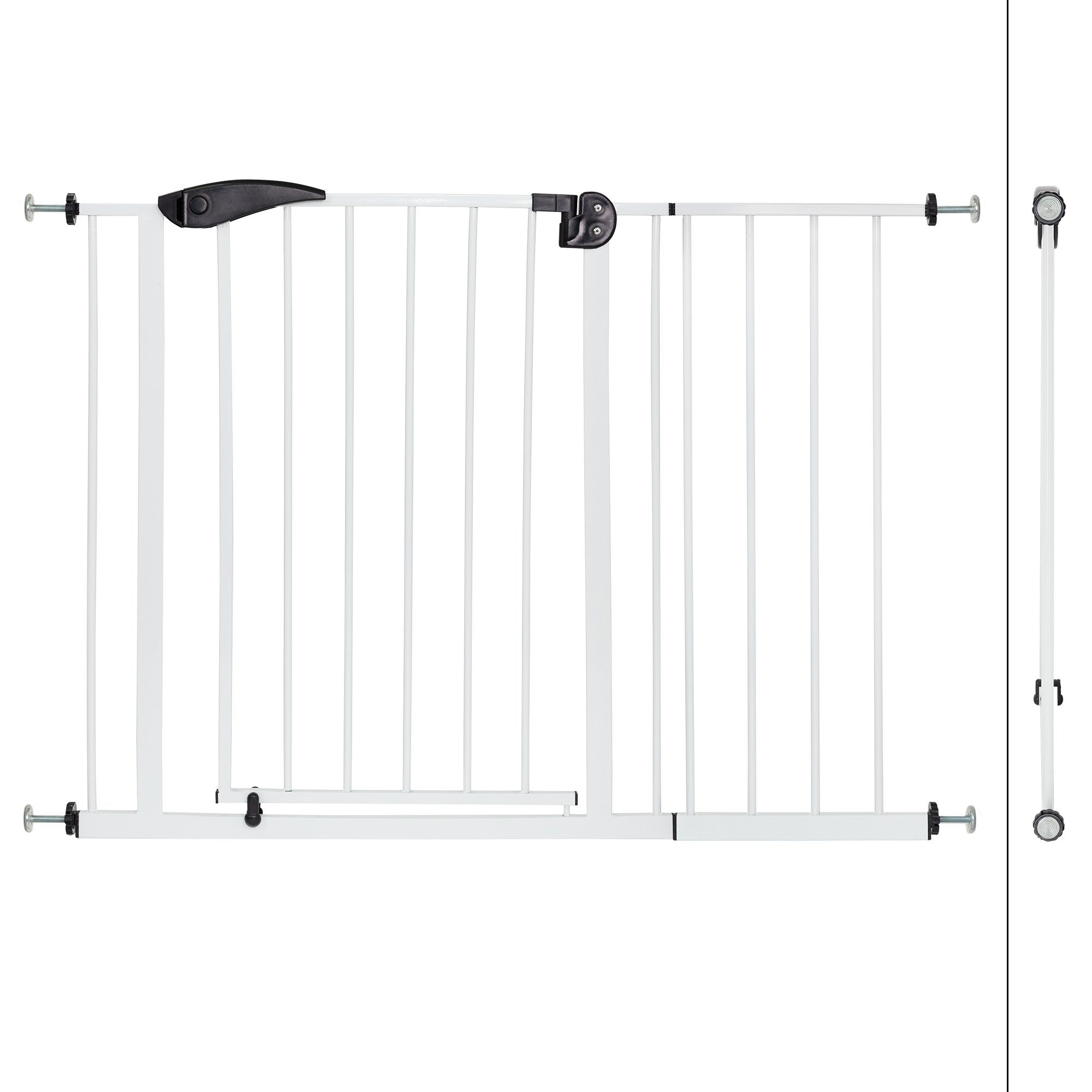 ECD weiß, 105-115 Türschutzgitter, Metall aus cm, Germany Türschutzgitter