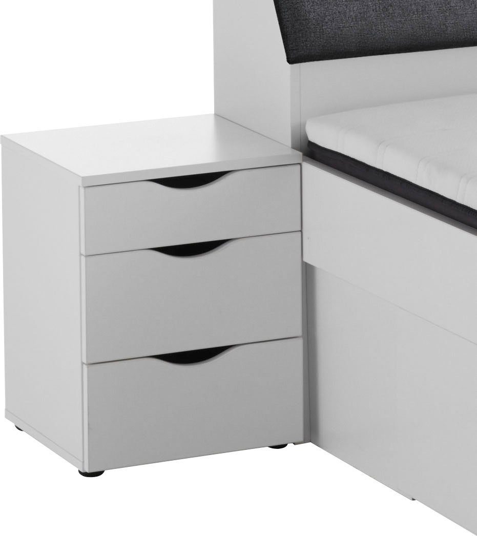 Relita Nachtschrank Maxi mit 3 Schubladen ist universell einsetzbar
