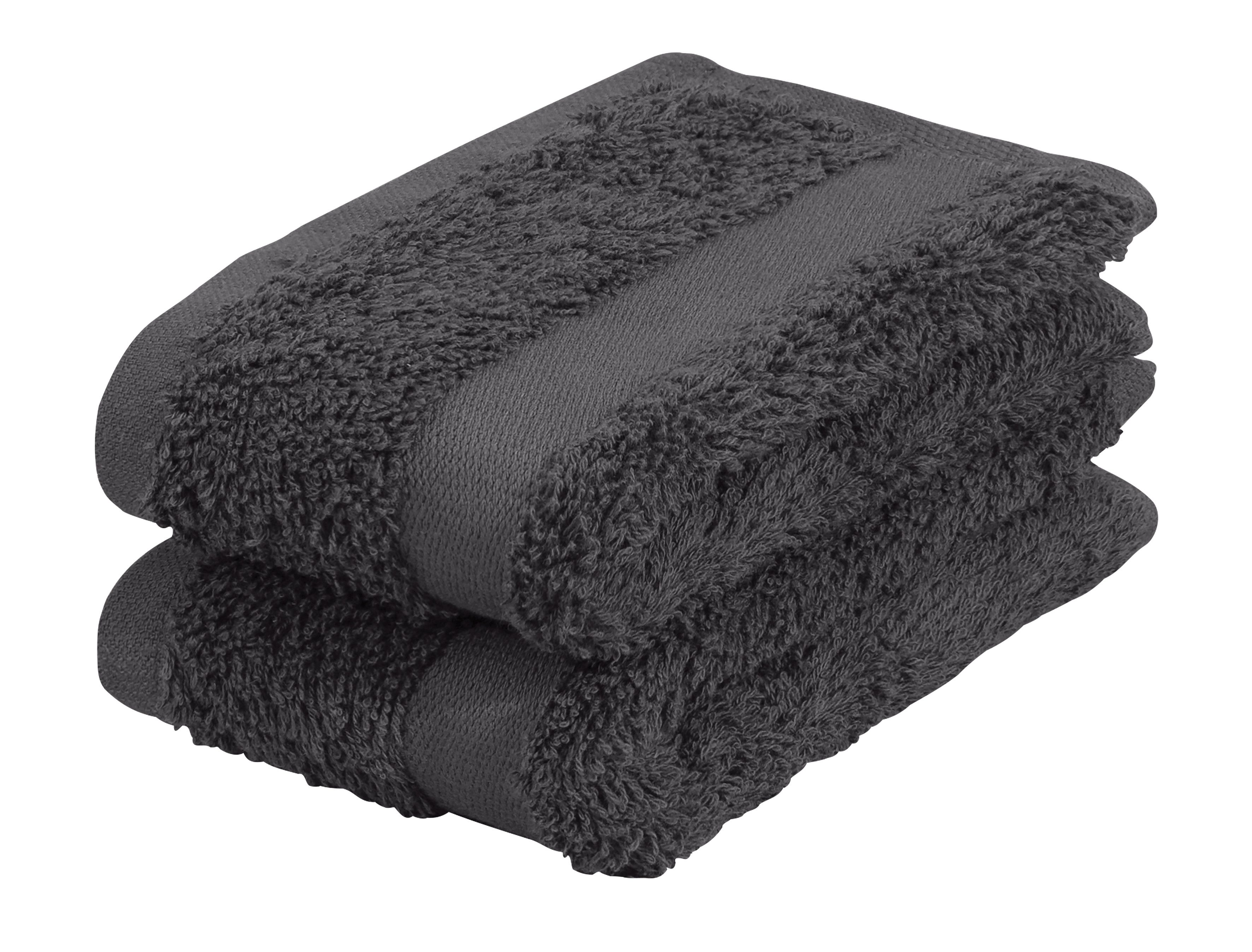 OTTO home Waschlappen Vanessa, 10 Seiftücher, 30x30cm, in Standard- und Premium-Qualität, (Set, 10-St), Handtücher mit Bordüre, 100% Baumwolle, einfarbig, weich – Bild 5 von 5