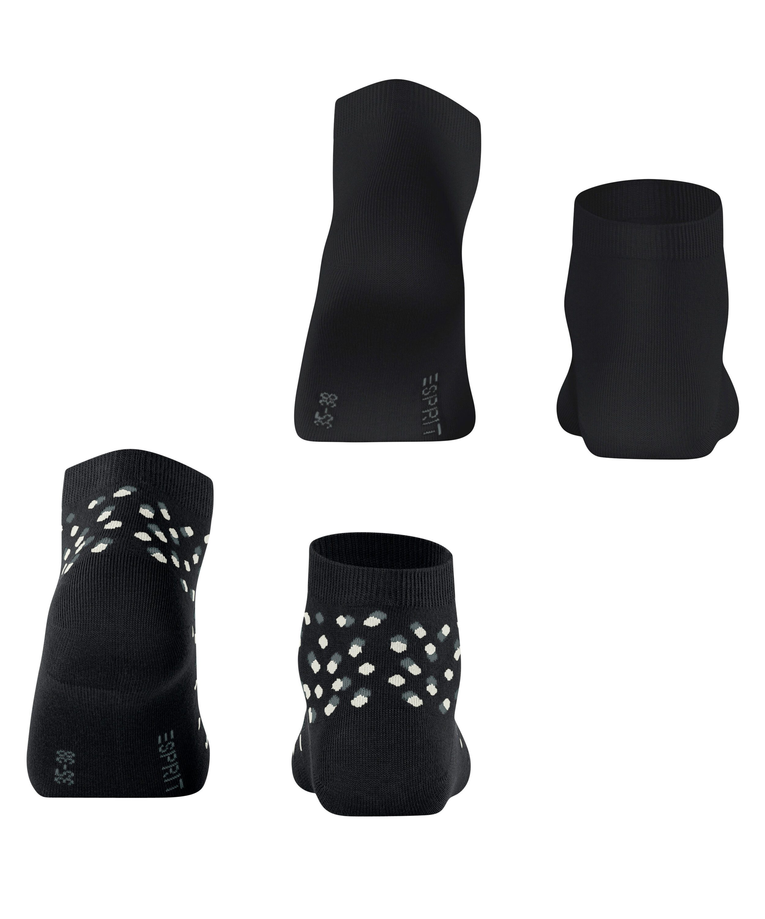 Esprit Sneakersocken Eclipse Dots 2-Pack (2-Paar)