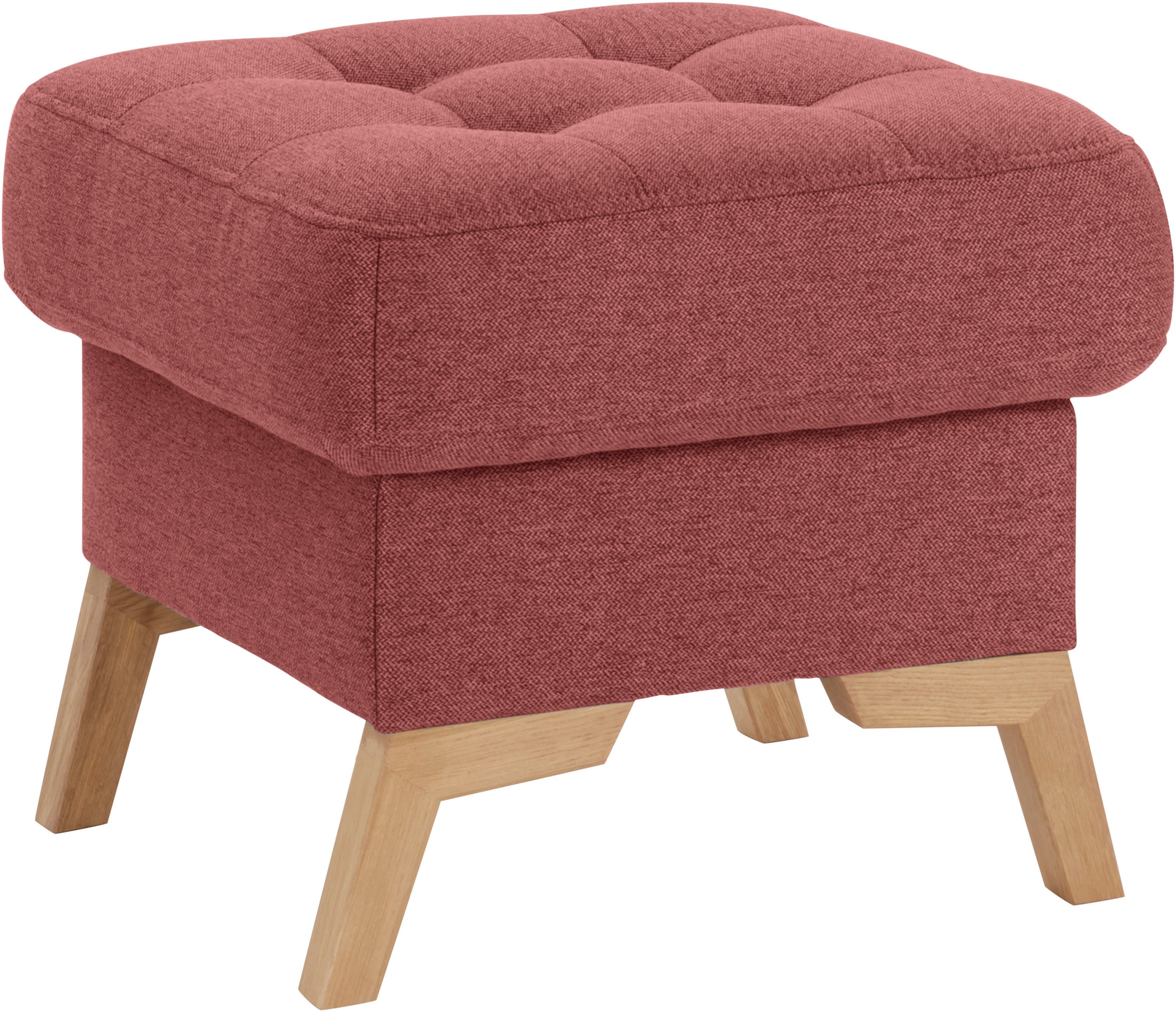 exxpo - sofa fashion Hocker Fiord kompakt und bequem, tolle Verarbeitungsdetails