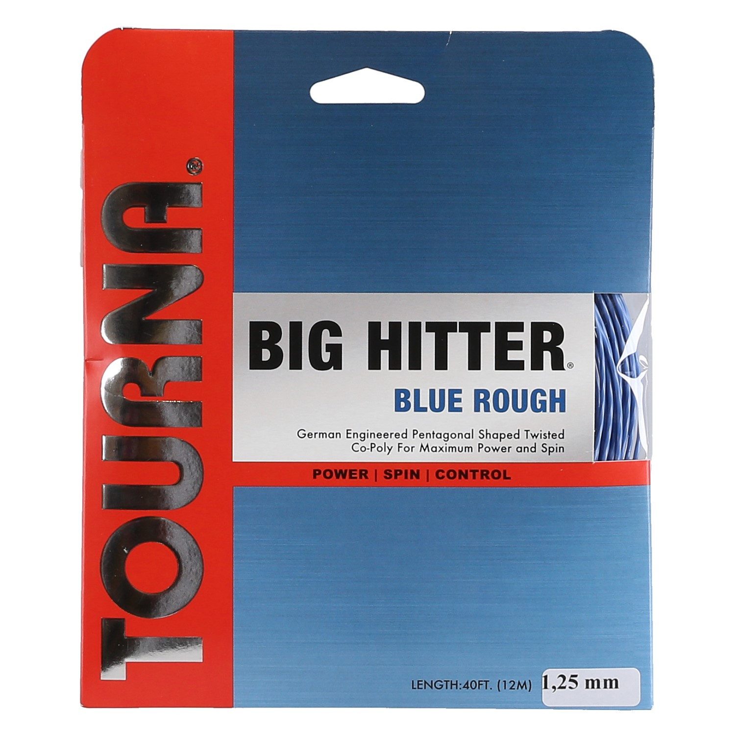 Tennissaite Big Hitter blue Rough blau 12m Set