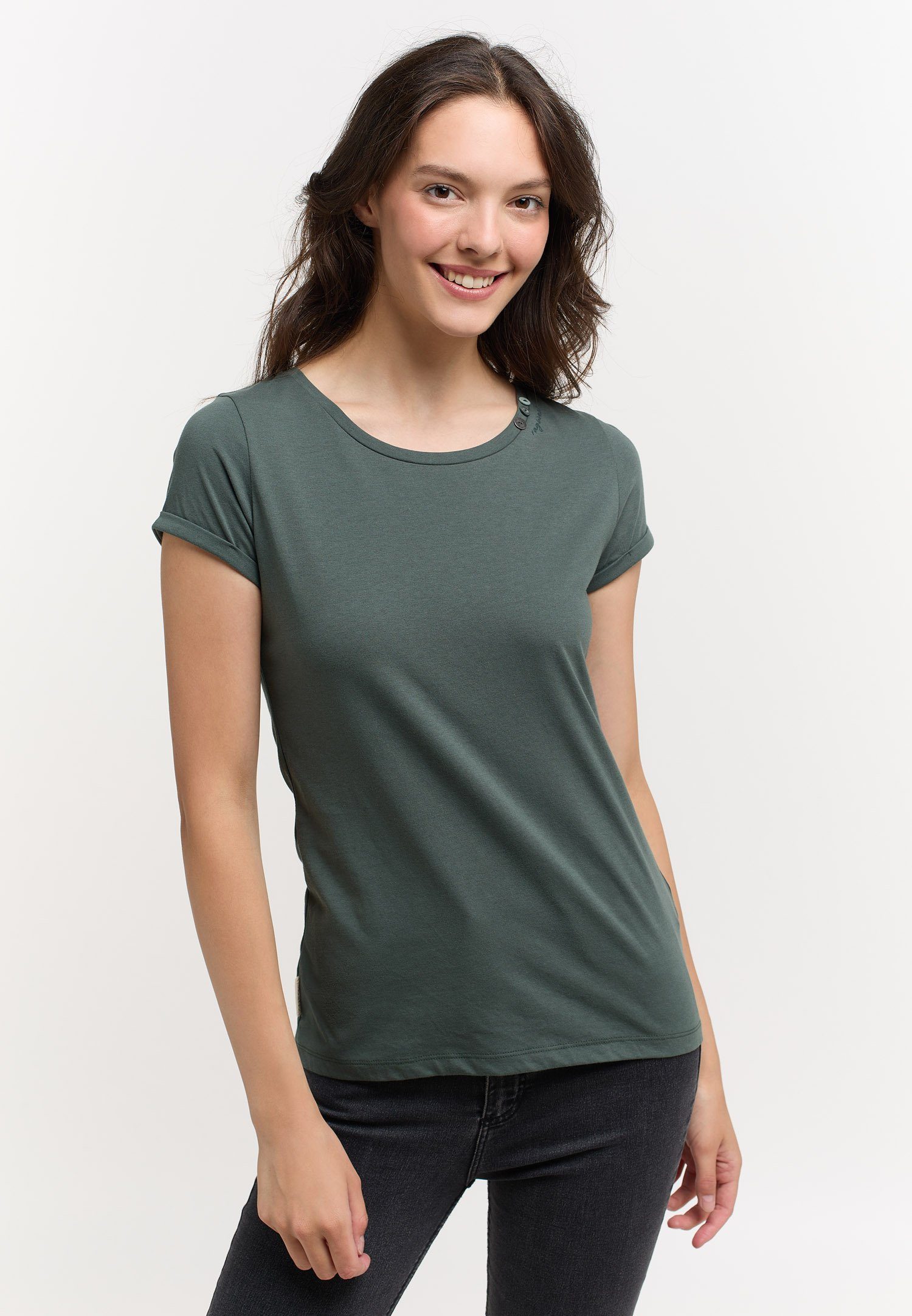 GOTS Nachhaltige Vegane PINE Mode FLLORAH Ragwear & GREEN A ORGANIC T-Shirt