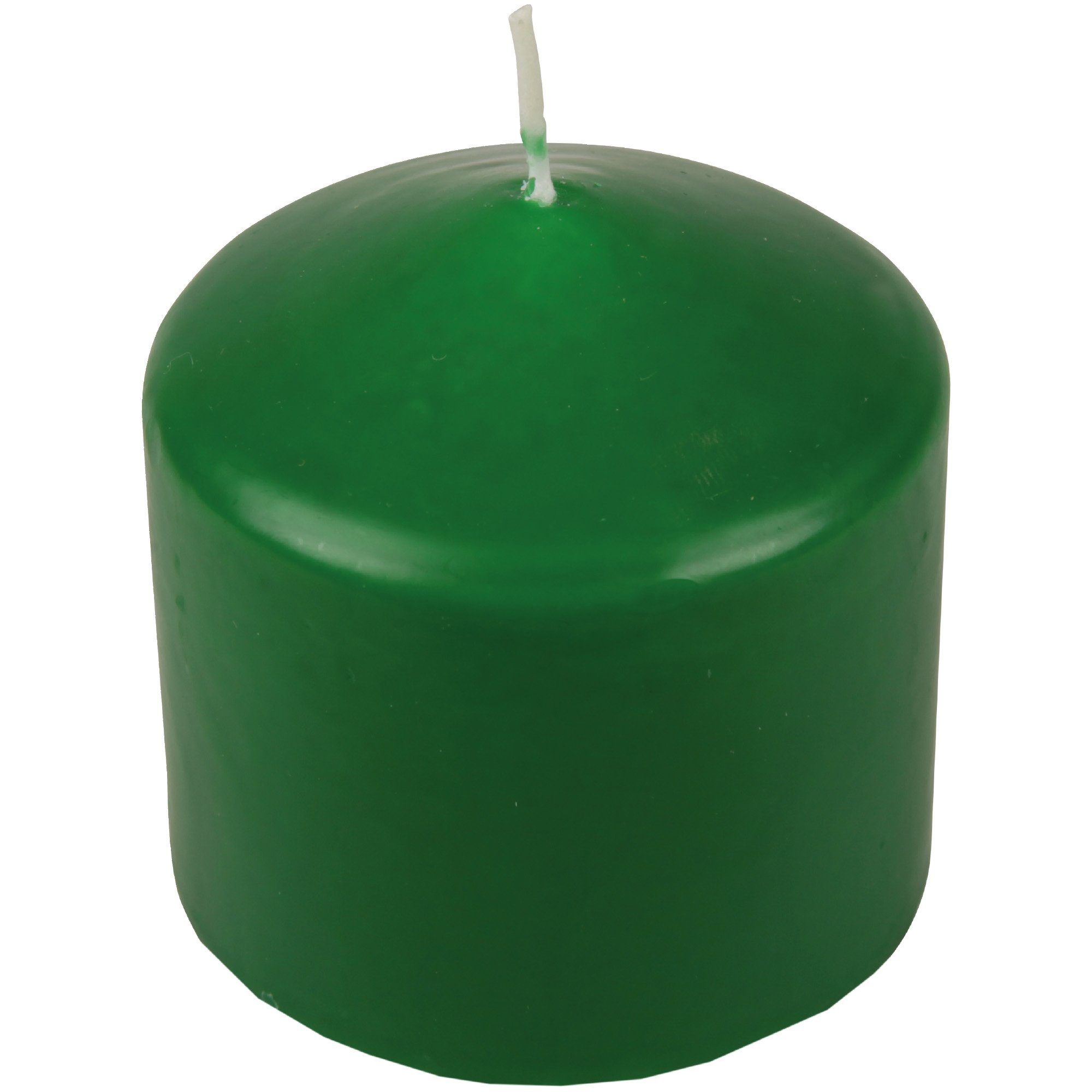 (3-tlg), Wachskerzen - HS Blockkerze Kerze Farben vielen x Ø8cm Stumpenkerze Candle in Grün 8cm