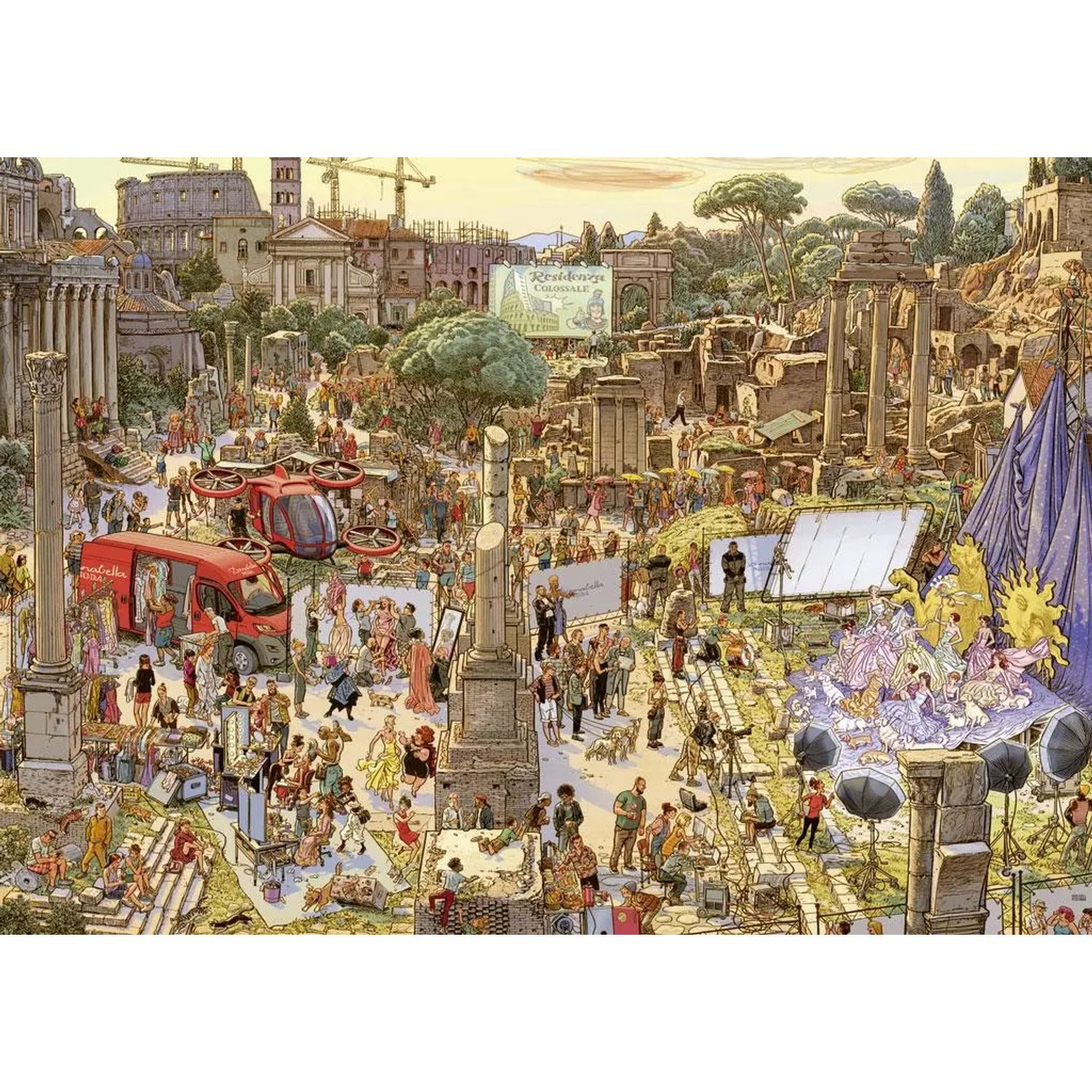 HEYE Puzzle Fashion Shoot Puzzle 2000 Teile, 2000 Puzzleteile