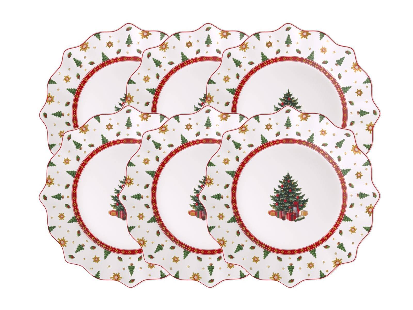 Villeroy & Boch Dessertteller Toy's Delight Frühstücksteller Bäume 24cm - limitiert Set6