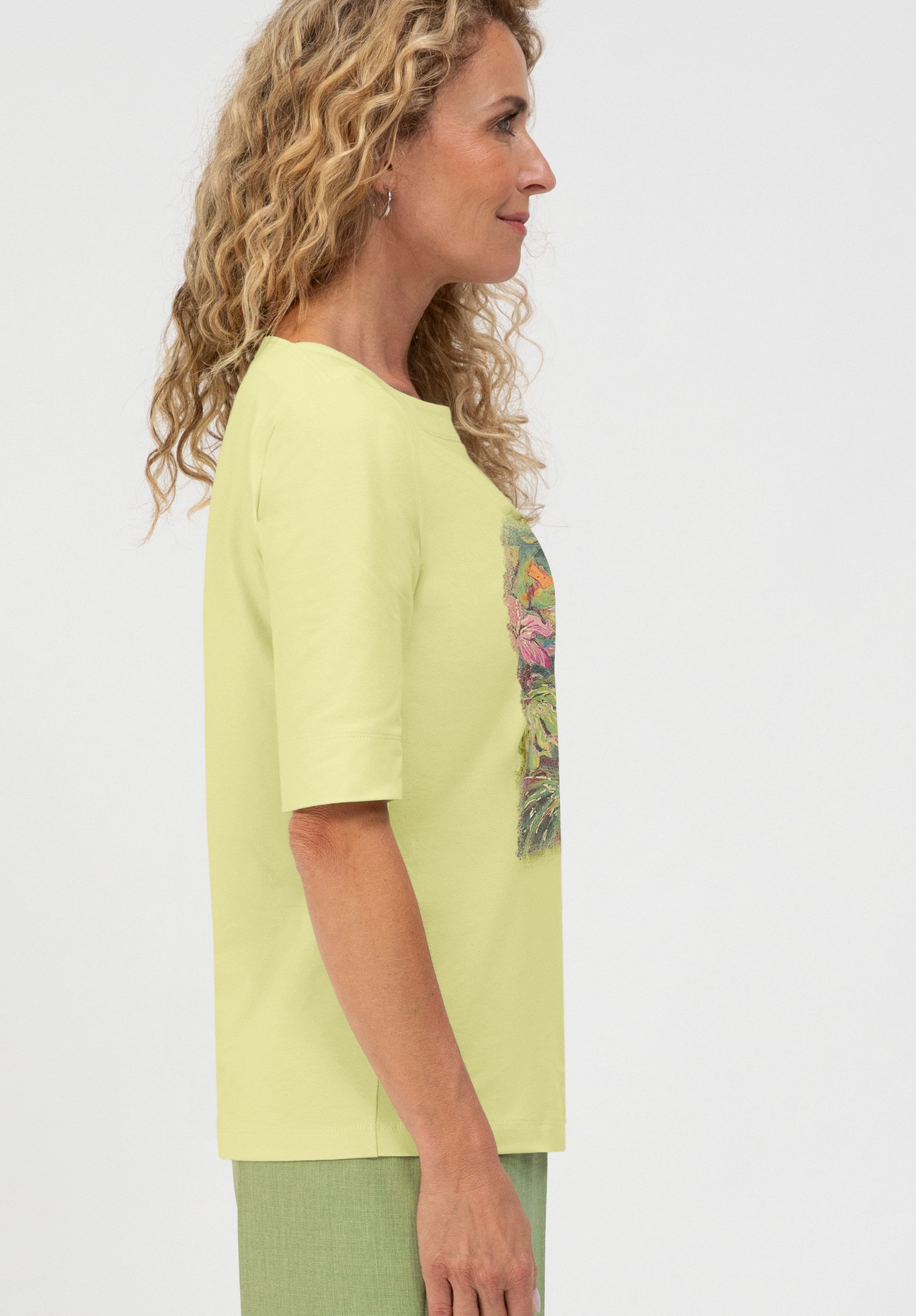 bianca Print-Shirt LOTTI mit modischem Frontprint in Trendfarbe