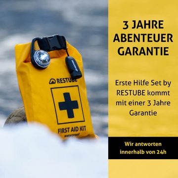 Restube Erste-Hilfe-Set Erste Hilfe Set, (33 St), 33-teilig, klein, kompakt & robust, wasserdicht mit Roll-Top, PVC Frei