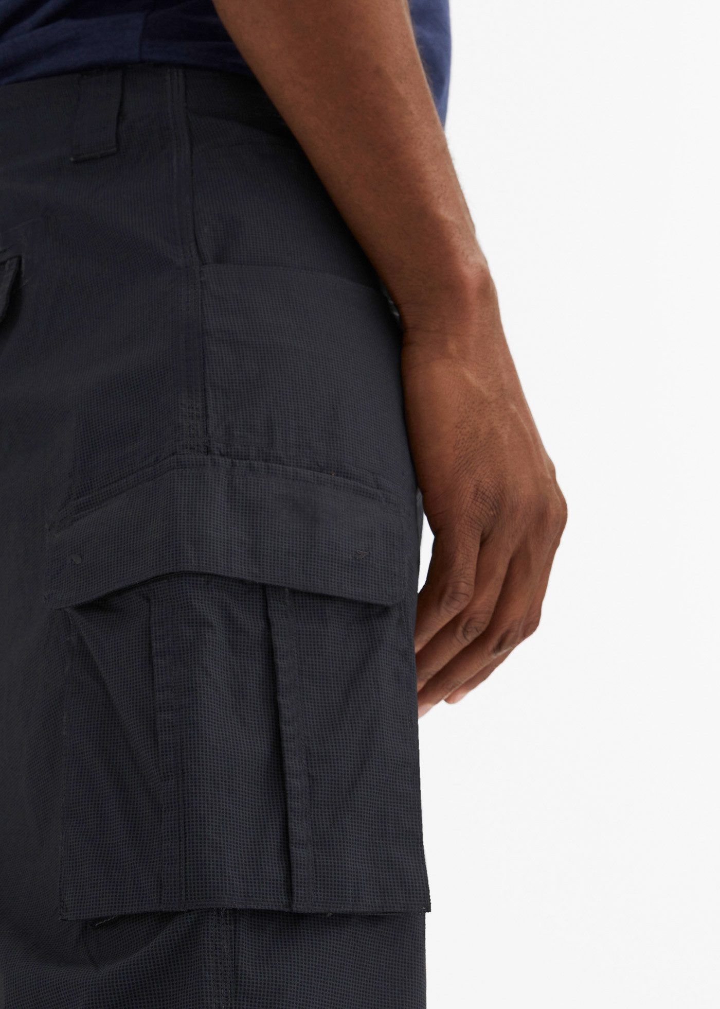 bonprix Cargobermudas aus Baumwolle, Relaxed Fit, mit Minimalmuster, im Casual Stil