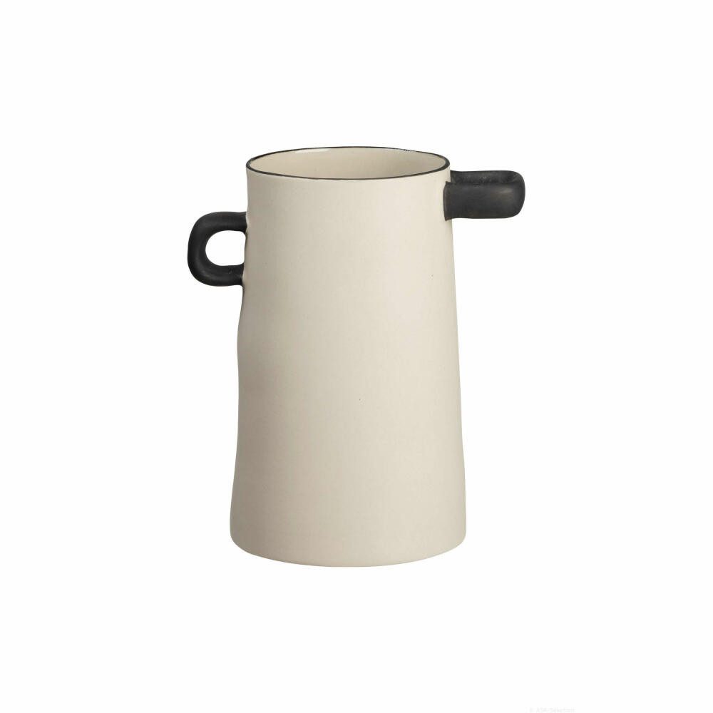 ASA SELECTION Dekovase rayu Natur Beige Schwarz H 21.5 cm