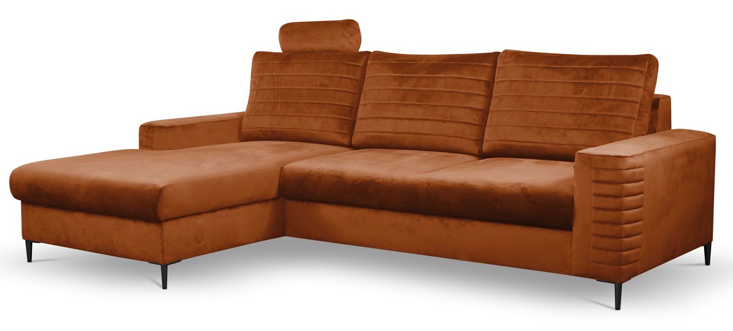 Feldmann-Wohnen Ecksofa Collin, mit Schlaffunktion und günstig online kaufen