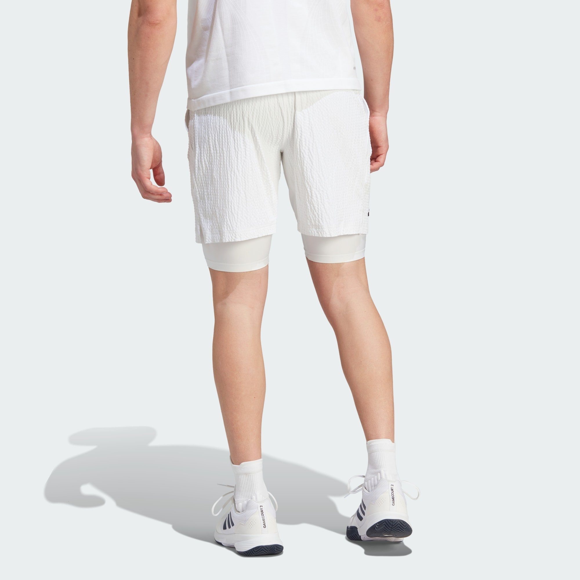 Performance PRO adidas AEROREADY Funktionsshorts TWO-IN-ONE TENNIS SEERSUCKER SHORTS