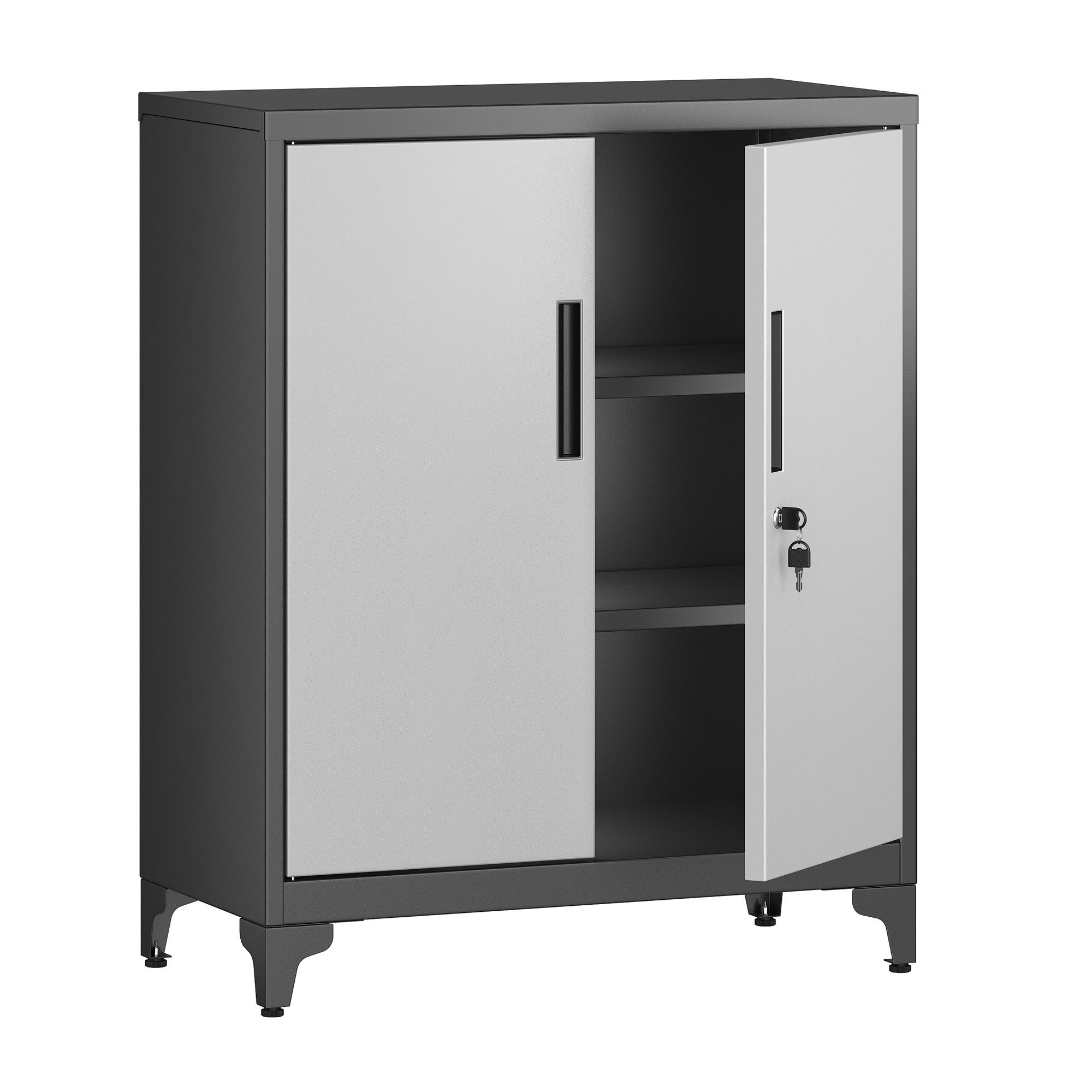 SONGMICS Aktenschrank Aktenschrank, Mehrzweckschrank, Büroschrank mit günstig online kaufen