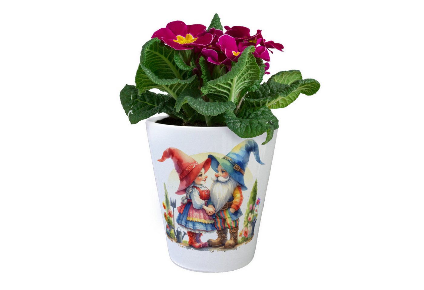 Thumbnail - speecheese Blumentopf Verliebte Gartenzwerge Blumentopf