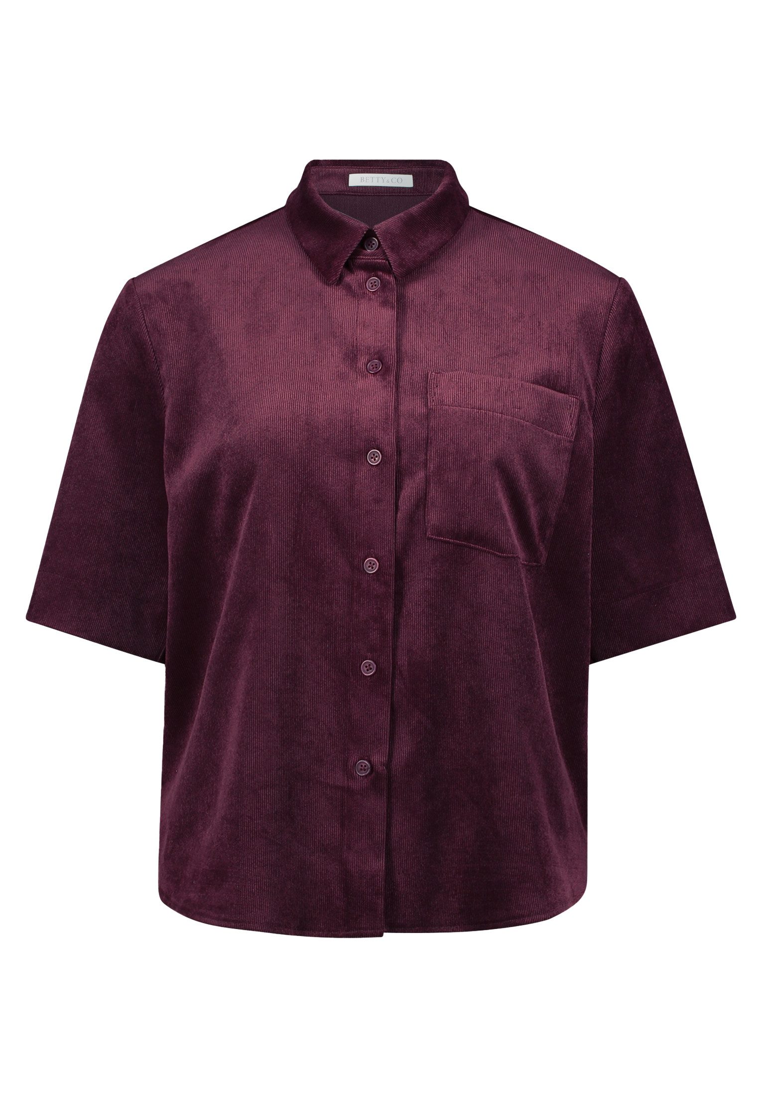 Betty&Co Hemdbluse Damen mit aufgesetzten Taschen günstig online kaufen