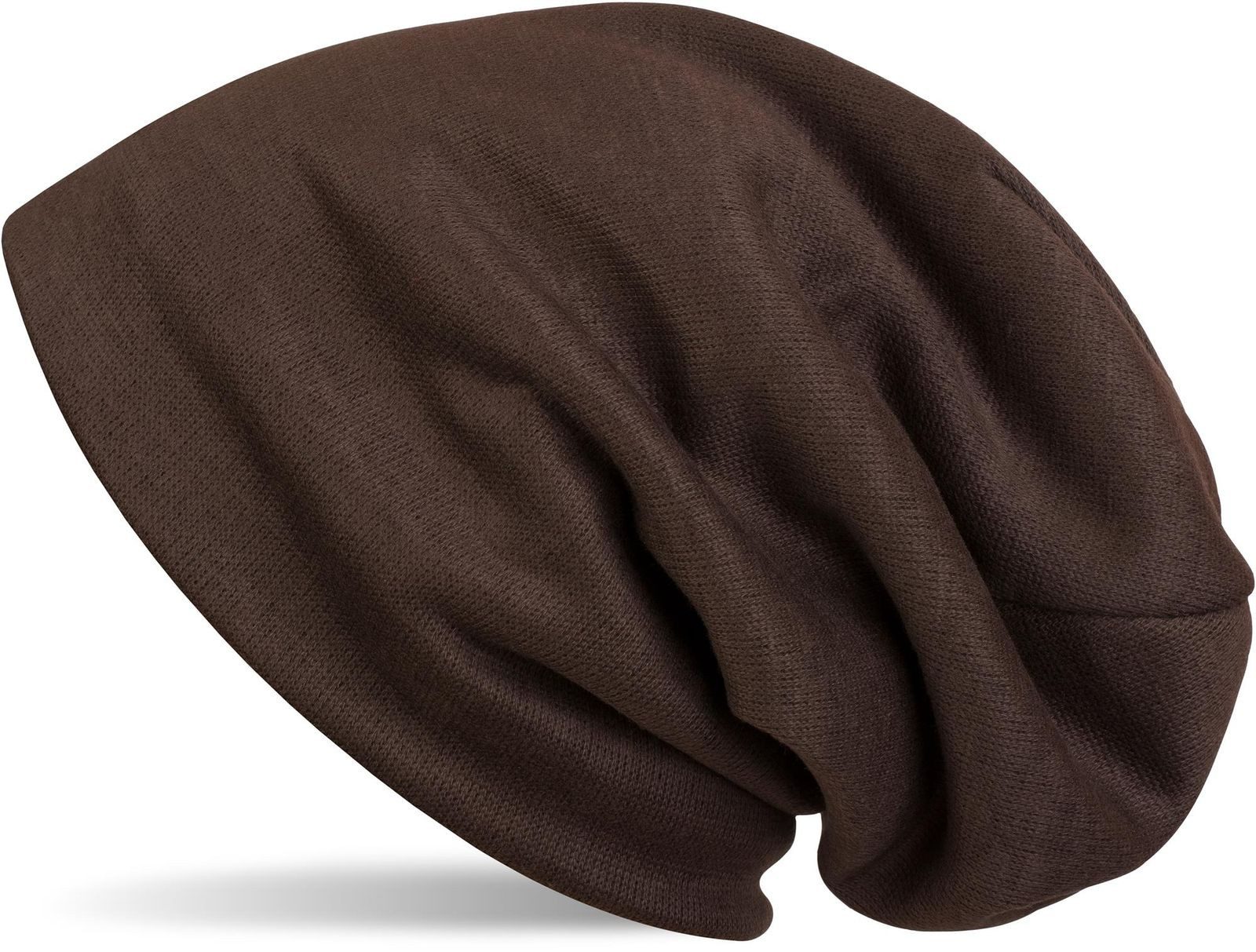 styleBREAKER Strickmütze Feinstrick Beanie Mütze unifarben mit Fleece (1-St)