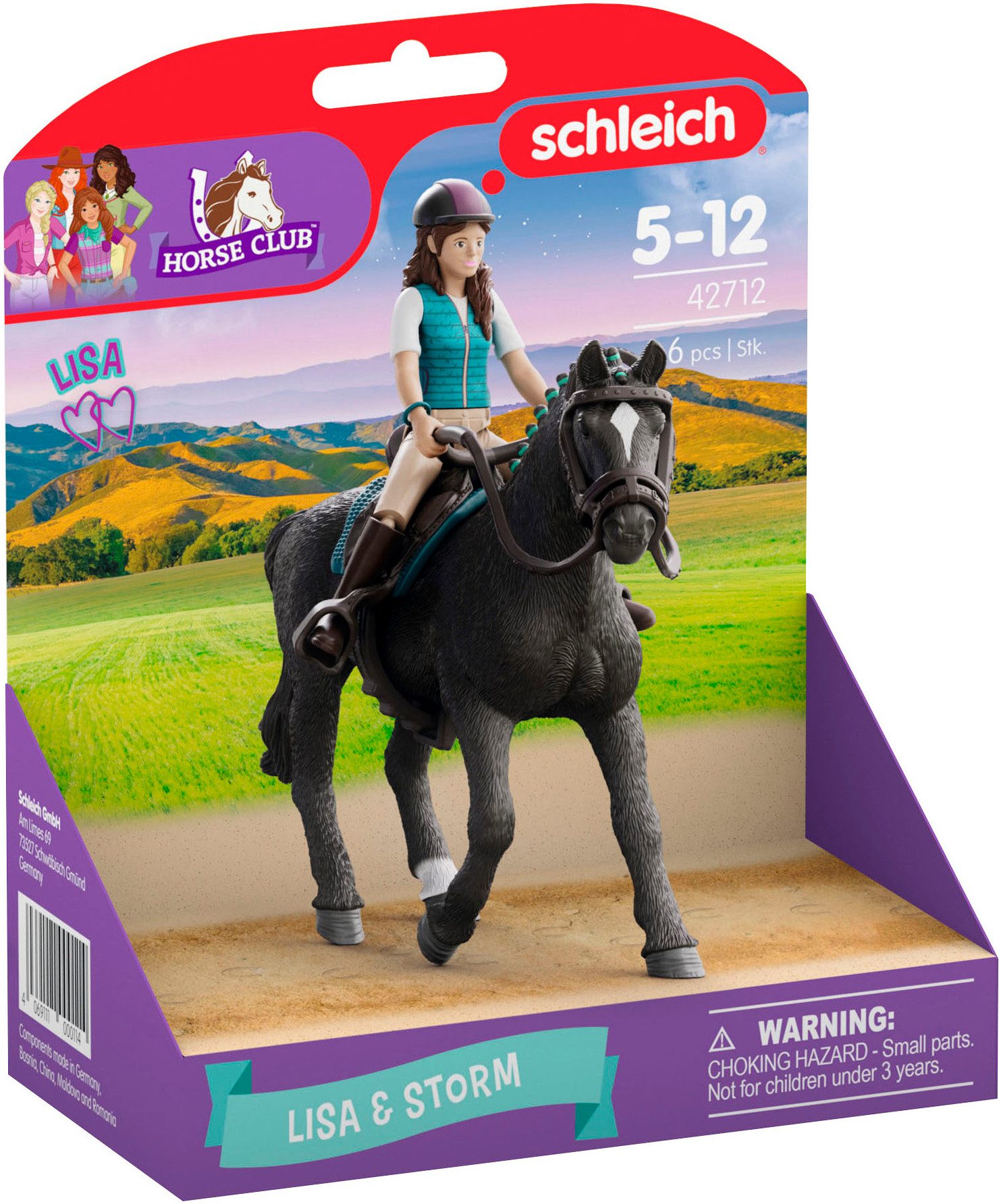 Schleich® Spielfigur HORSE CLUB, Lisa & Storm (42712), Made in Europe
