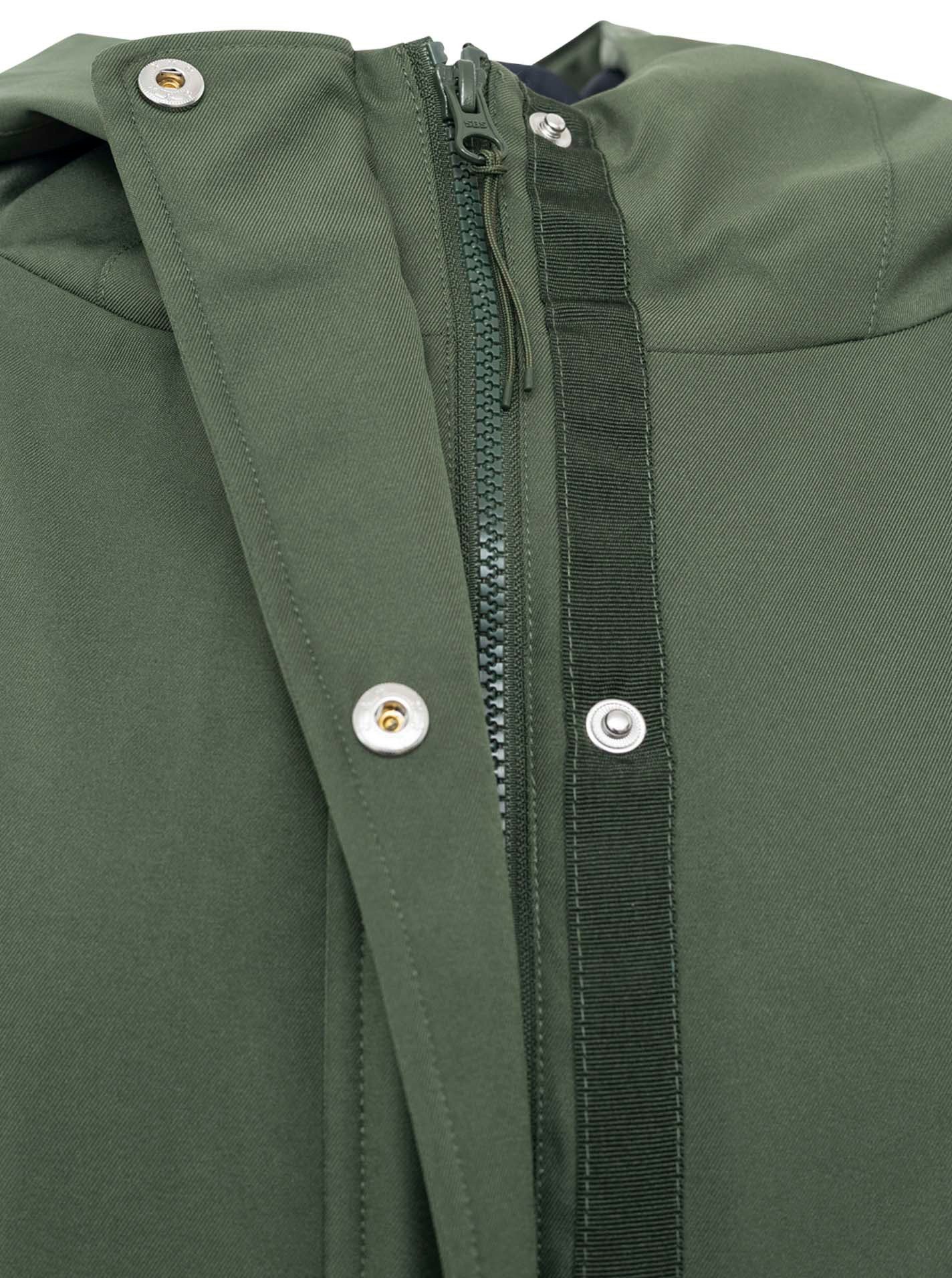 Zwillingsherz Parka "Keep Smiling" Druckknöpfe, Kapuze, Reißverschluss, Seitliche Taschen