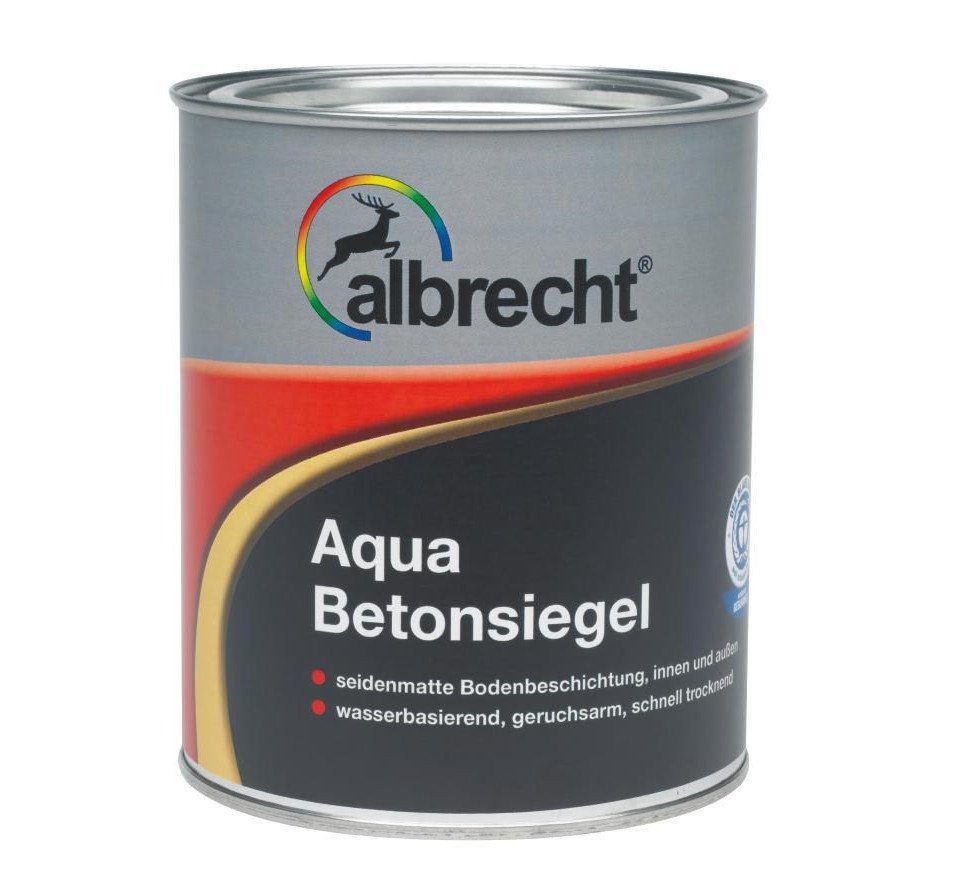 Albrecht Zementfarbe Albrecht Aqua Betonsiegel 750 ml RAL 7032 grau