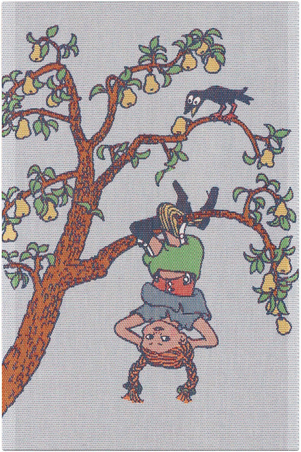 EKELUND MASTER WEAVERS 1692 Geschirrtuch Küchenhandtuch Uppochner 40x60 cm, (1-tlg., 1 x Geschirrtuch), Pixel gewebt (6-farbig)