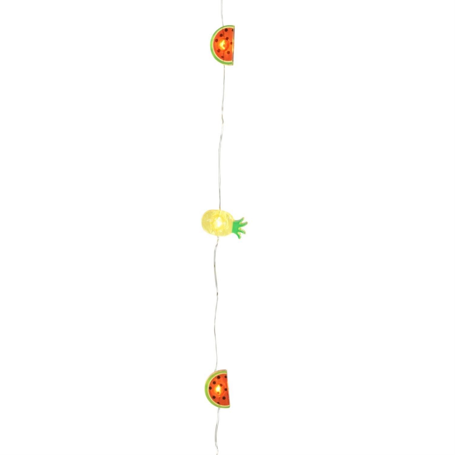 MARELIDA LED-Lichterkette LED Draht für Flaschen Korken Flaschenlicht Früchte Ananas Melonen, 8-flammig
