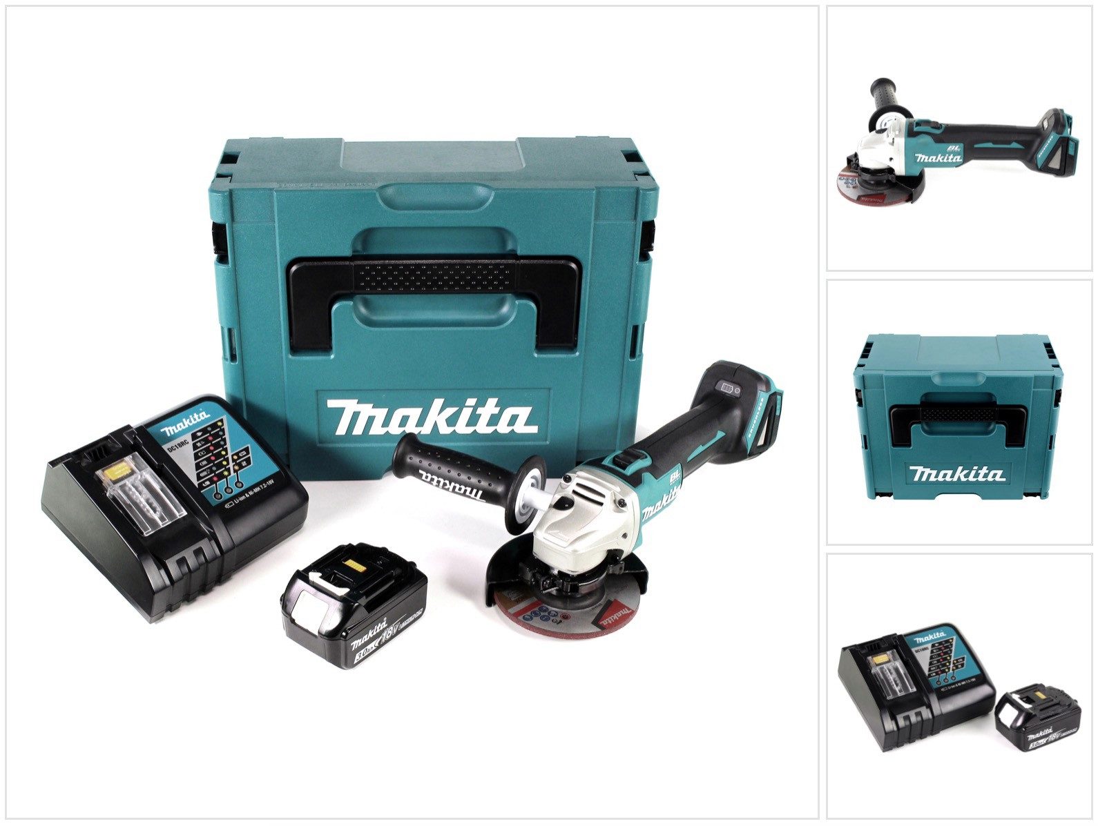 Makita Winkelschleifer DGA 504 RF1J Akku günstig online kaufen