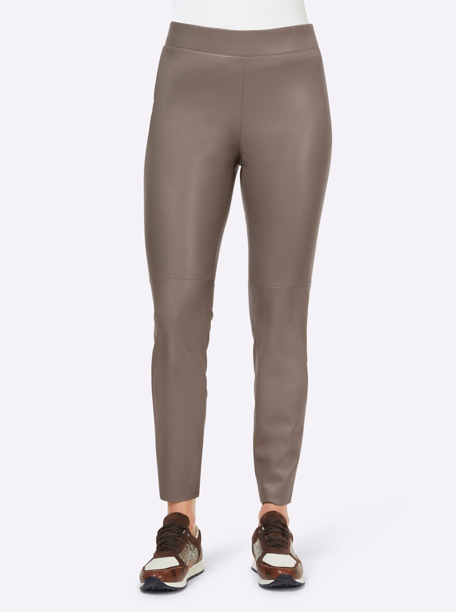 heine Jerseyhose Innenbeinlänge ca.71 cm taupe