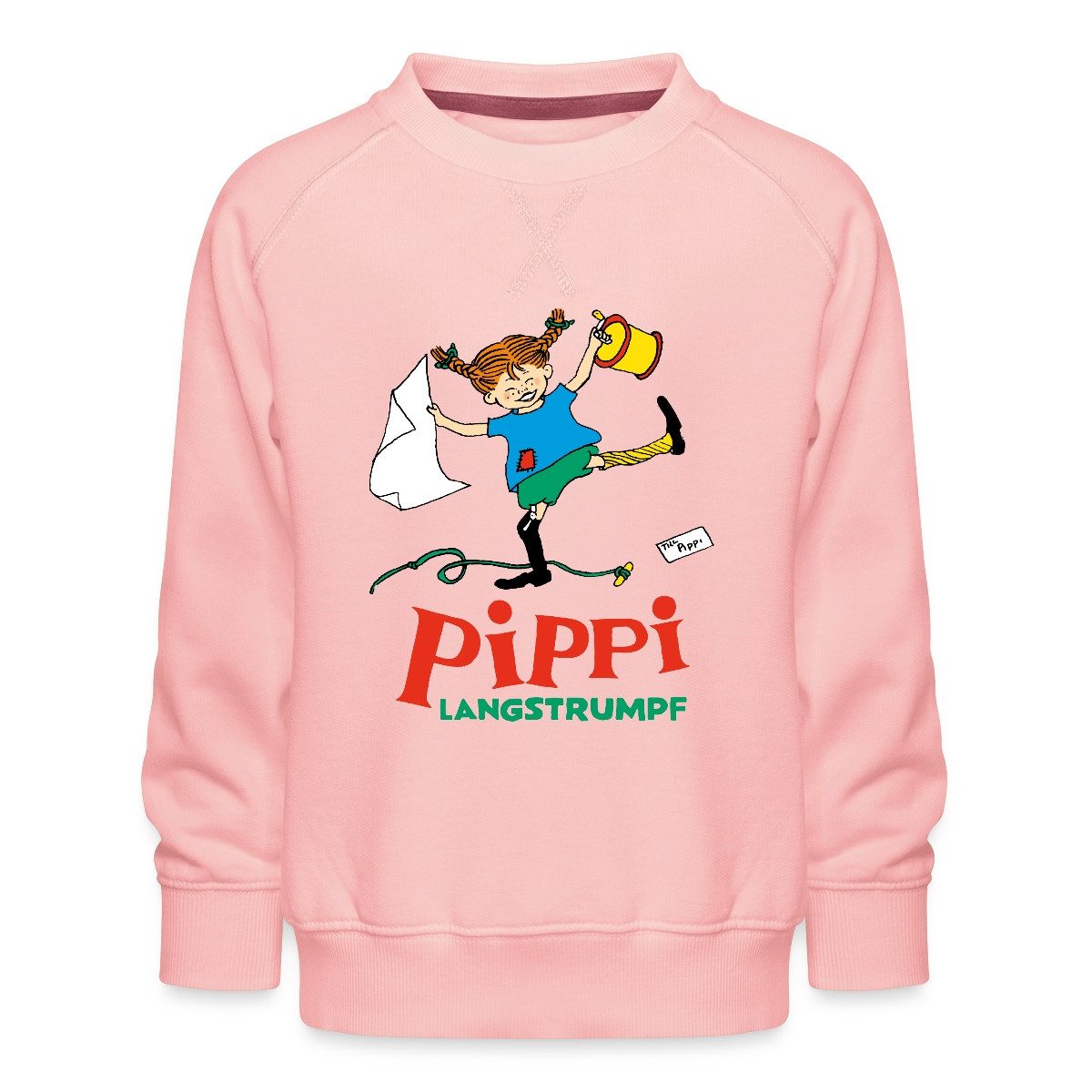 Spreadshirt Sweatshirt Pippi Langstrumpf Pippi Hat Spaß Kinder Premium Pullover (1-tlg)