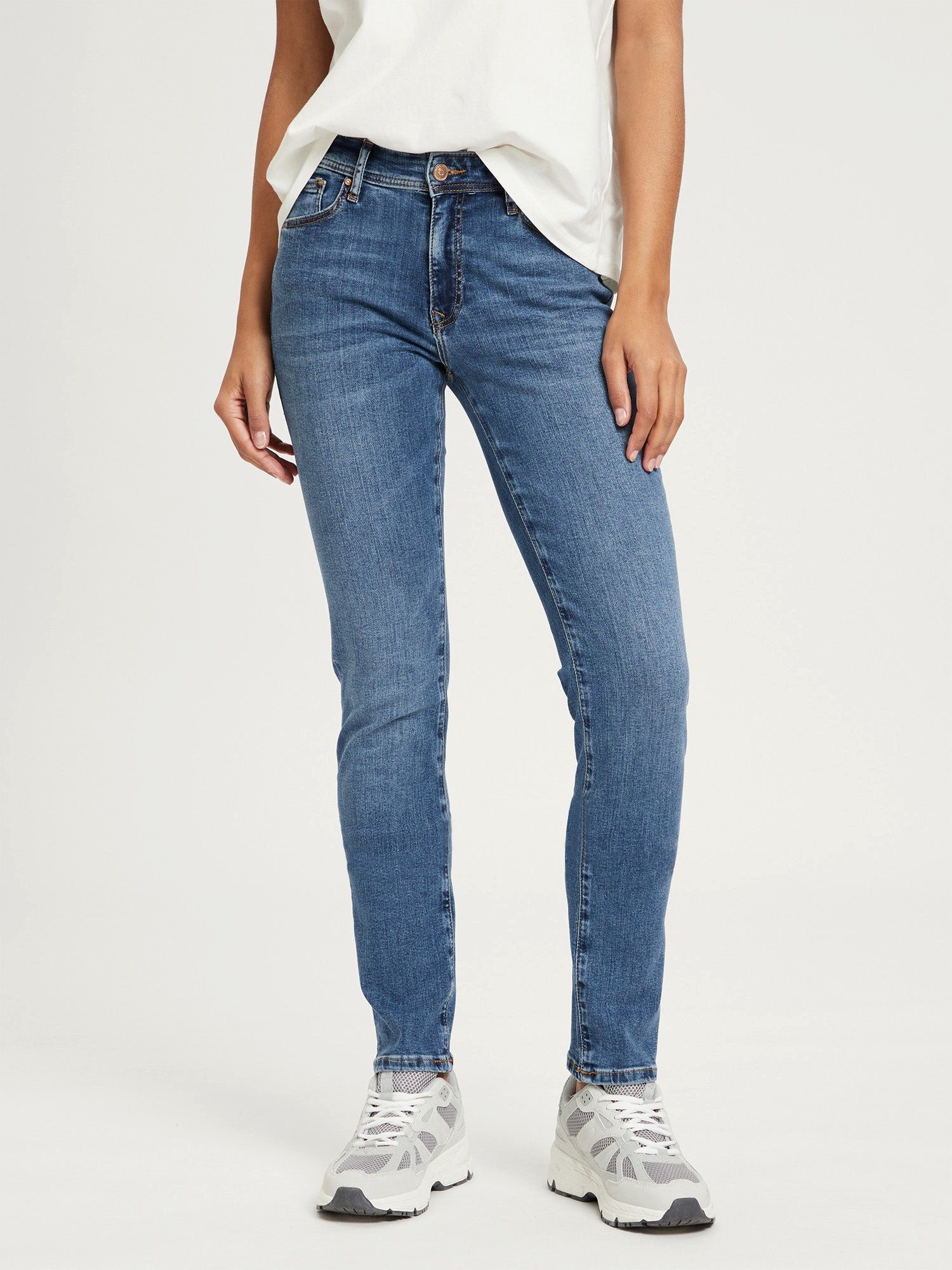 CROSS JEANS® Stretch-Jeans CROSS JEANS ANYA dark blue P489-228
