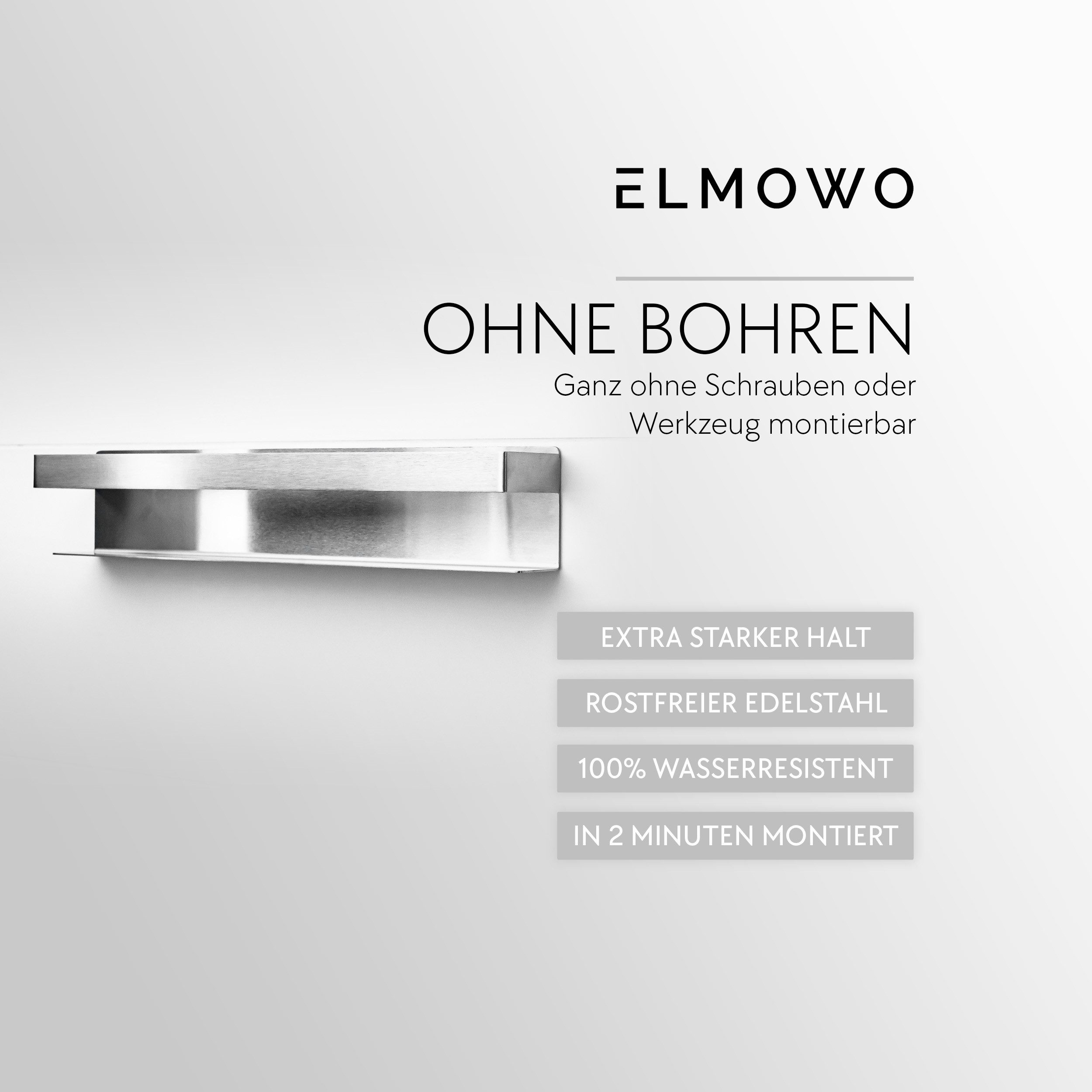 ELMOWO Handtuchregal ohne Bohren für 5 günstig online kaufen