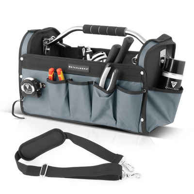 STAHLWERK Werkzeugtasche Werkzeugtasche mit 12 Außentaschen, 5 Innentaschen (Packung, 1-tlg)