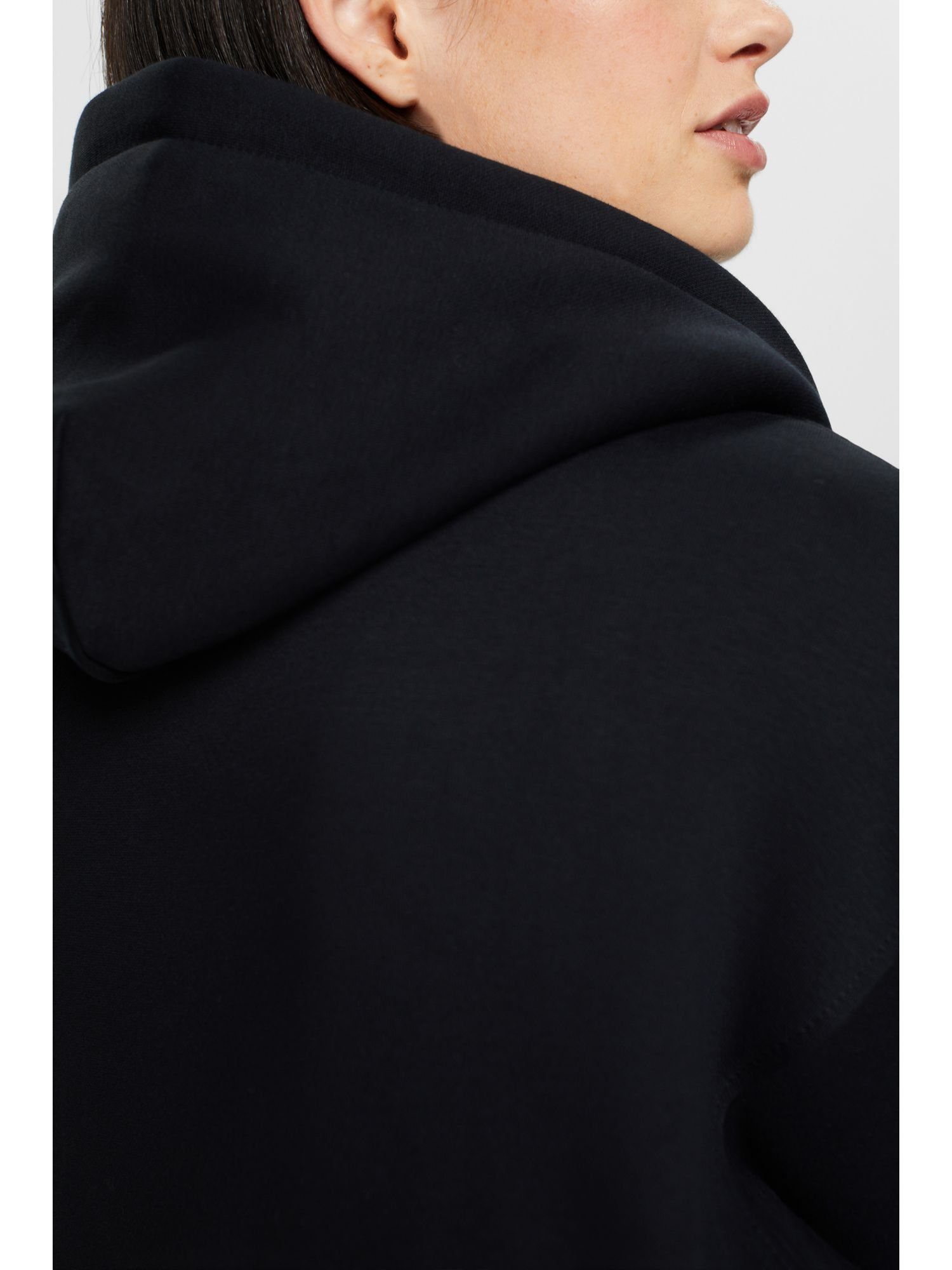 BLACK Sweatshirt Esprit (1-tlg) aus Oversize-Hoodie Baumwollfleece