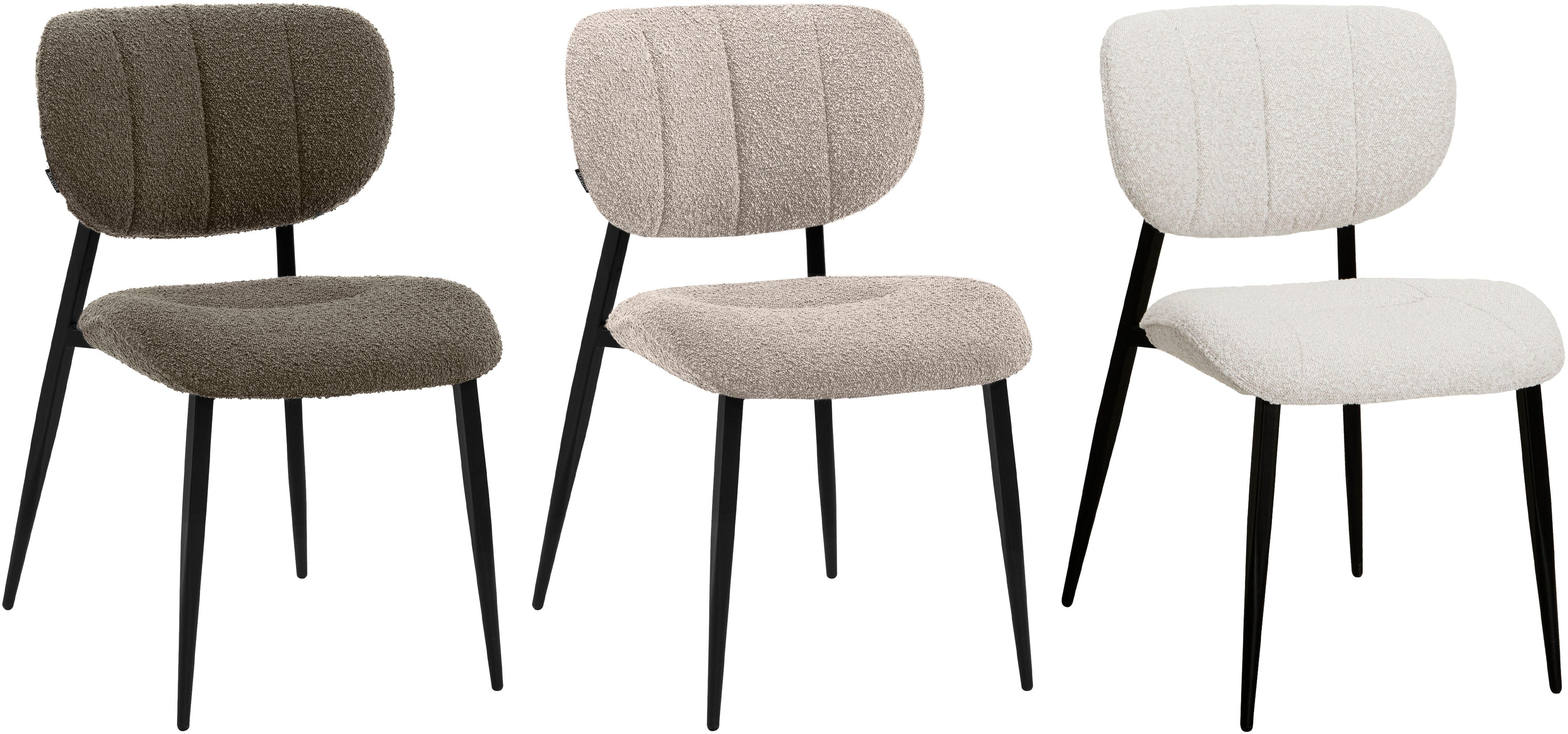 OMG Design Esszimmerstuhl Joe (Set, 1 St), moderner Bouclé Bezug, bequem gepolstert, Küchenstuhl