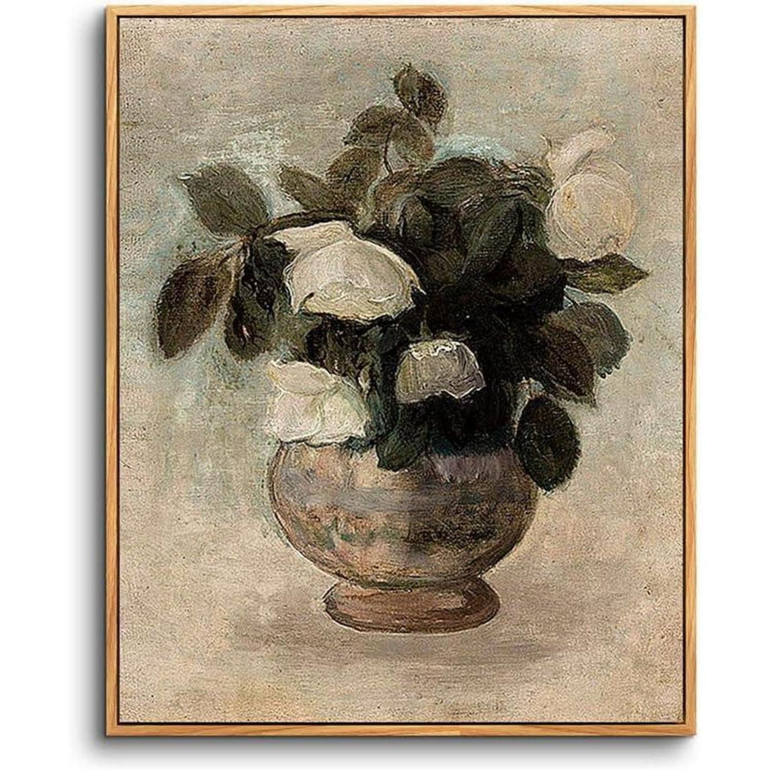 hyidecorart Bild mit Rahmen Vintage Leinwand Bilder mit Rahmen Holz 20x25 c günstig online kaufen