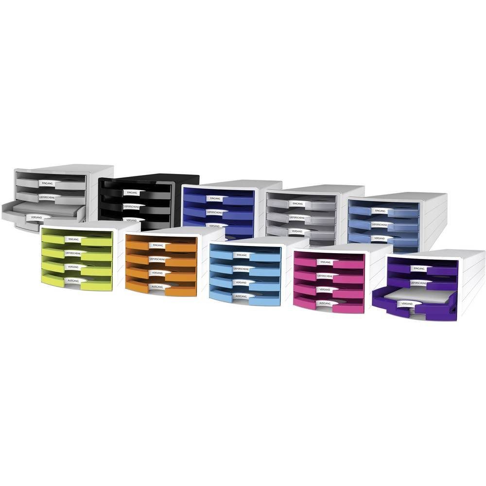 Thumbnail - HAN Schubladenbox SCHUBL.BOX A4 WS/LILA