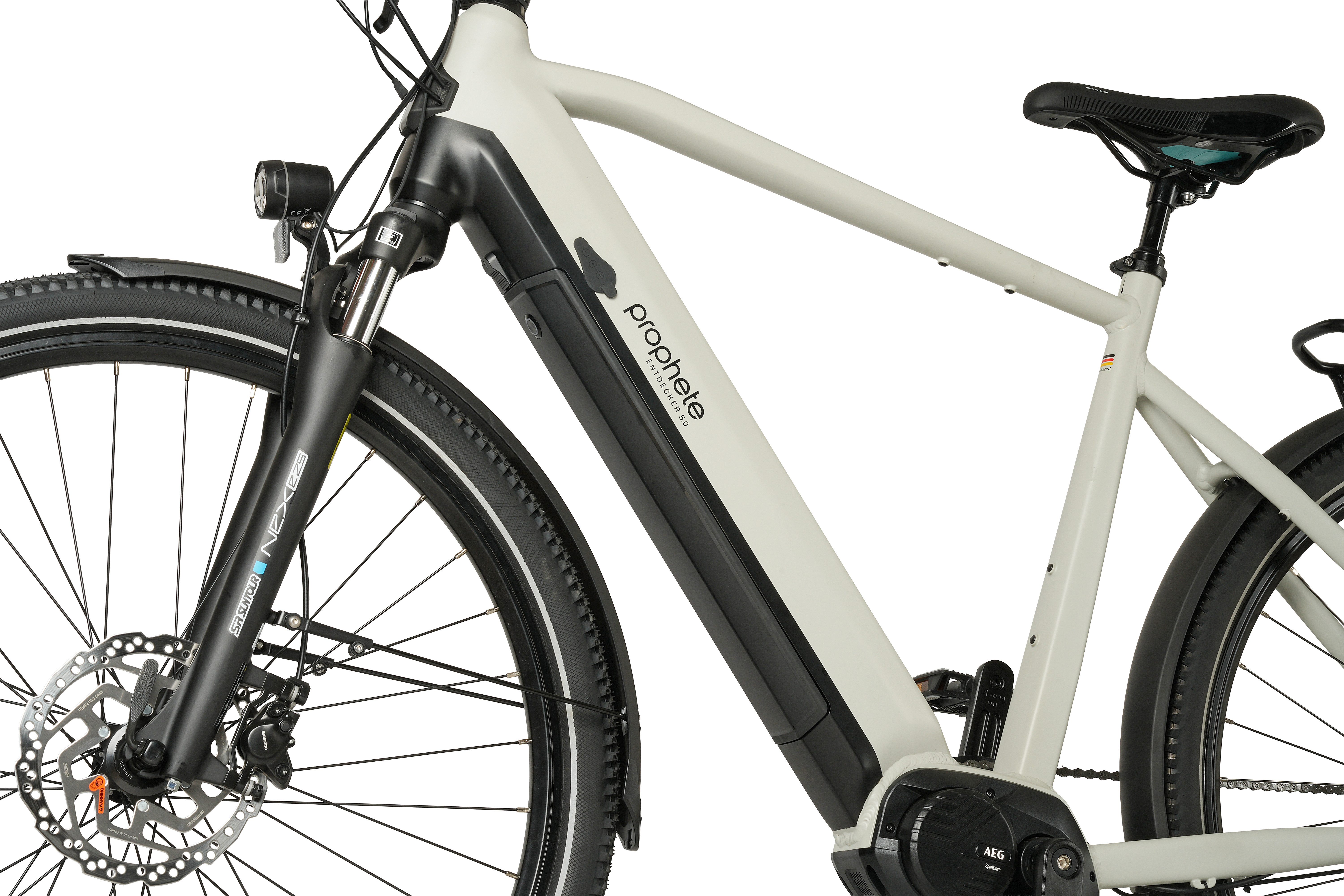 Prophete E-Bike Trekkingrad Entdecker 5.0, 10 Gang Shimano Deore Schaltwerk, Kettenschaltung, Mittelmotor, 720 Wh, Pedelec, Elektrofahrrad für Herren