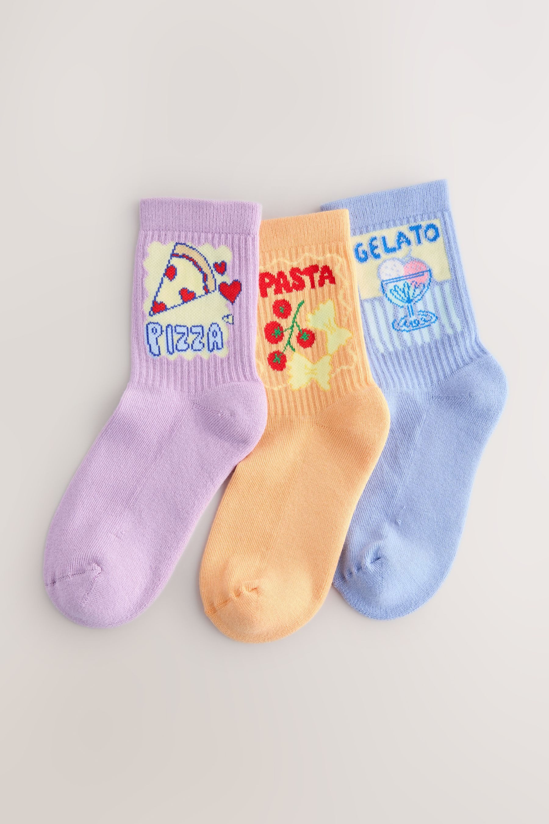 Next Kurzsocken Knöchelsocken mit gepolsterter Sohle, 3er-Pack (3-Paar)