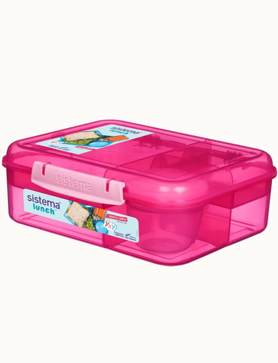 sistema Aufbewahrungsbox Sistema 1,65L Bento Lunch - Pink