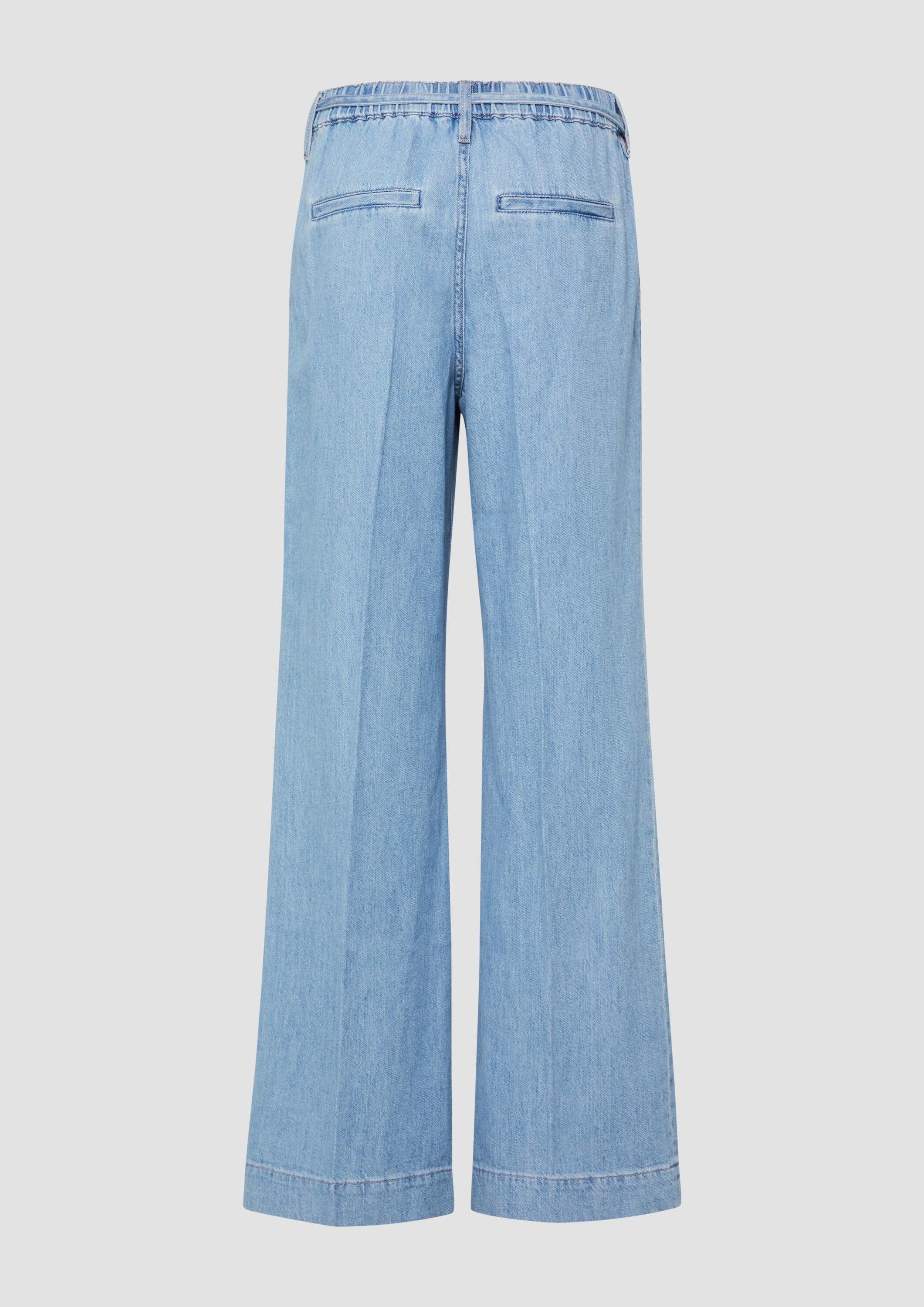 s.Oliver Weite Jeans Jeans-Hose SURI Jeans Suri / High Rise / Wide Fit / Elastikbund