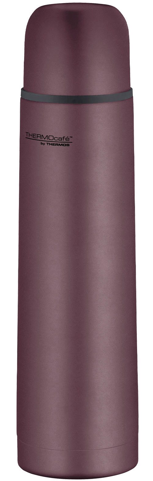 THERMOcafé Isolierflasche TC EVERYDAY, Edelstahlkörper, spülmaschinenfest, mit Twist & Pour Lid und Trinkbecher (nicht isoliert)