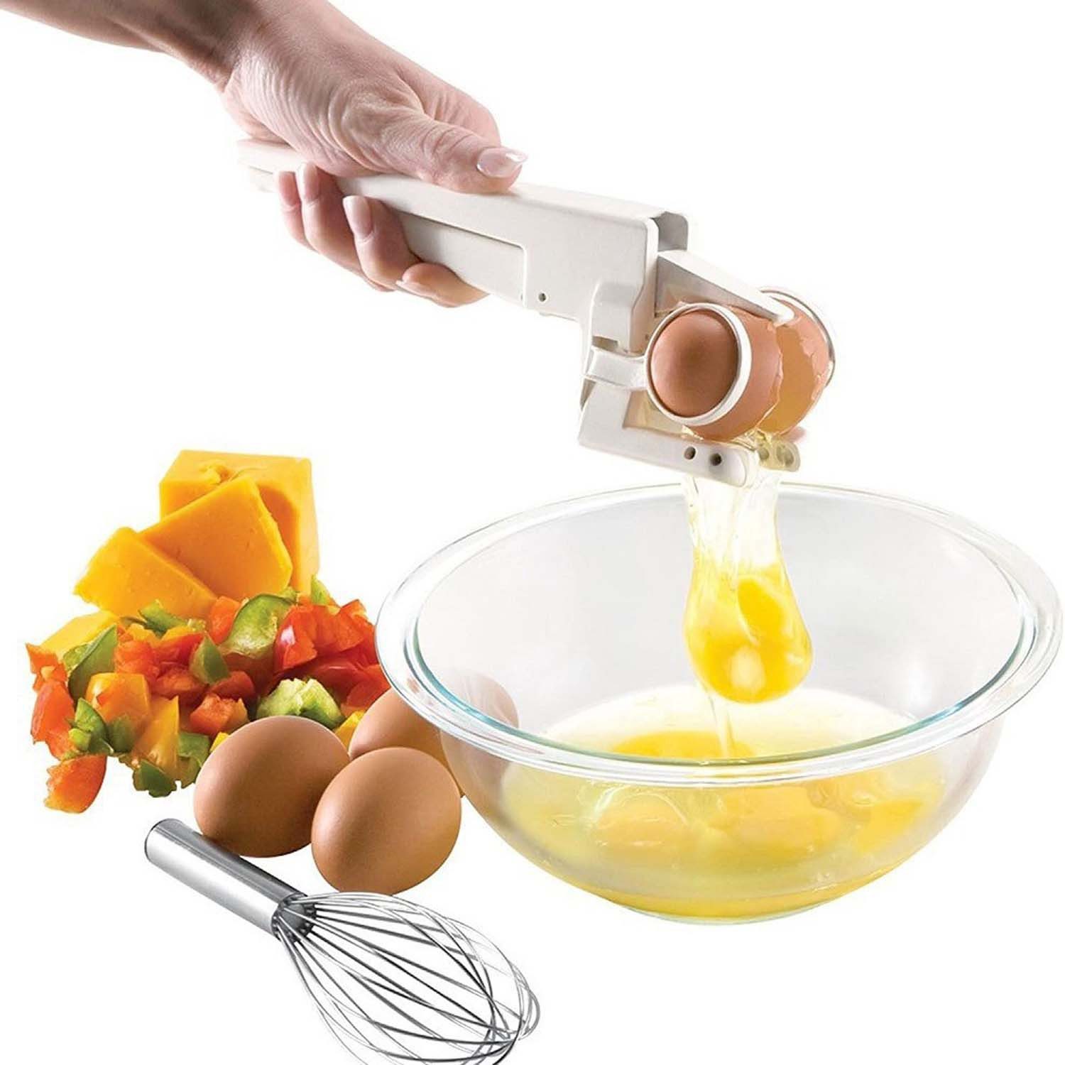 trends for living Eierköpfer Handlicher Eieröffner zum Trennen von Eiweiß – ein kleines Küchengerät