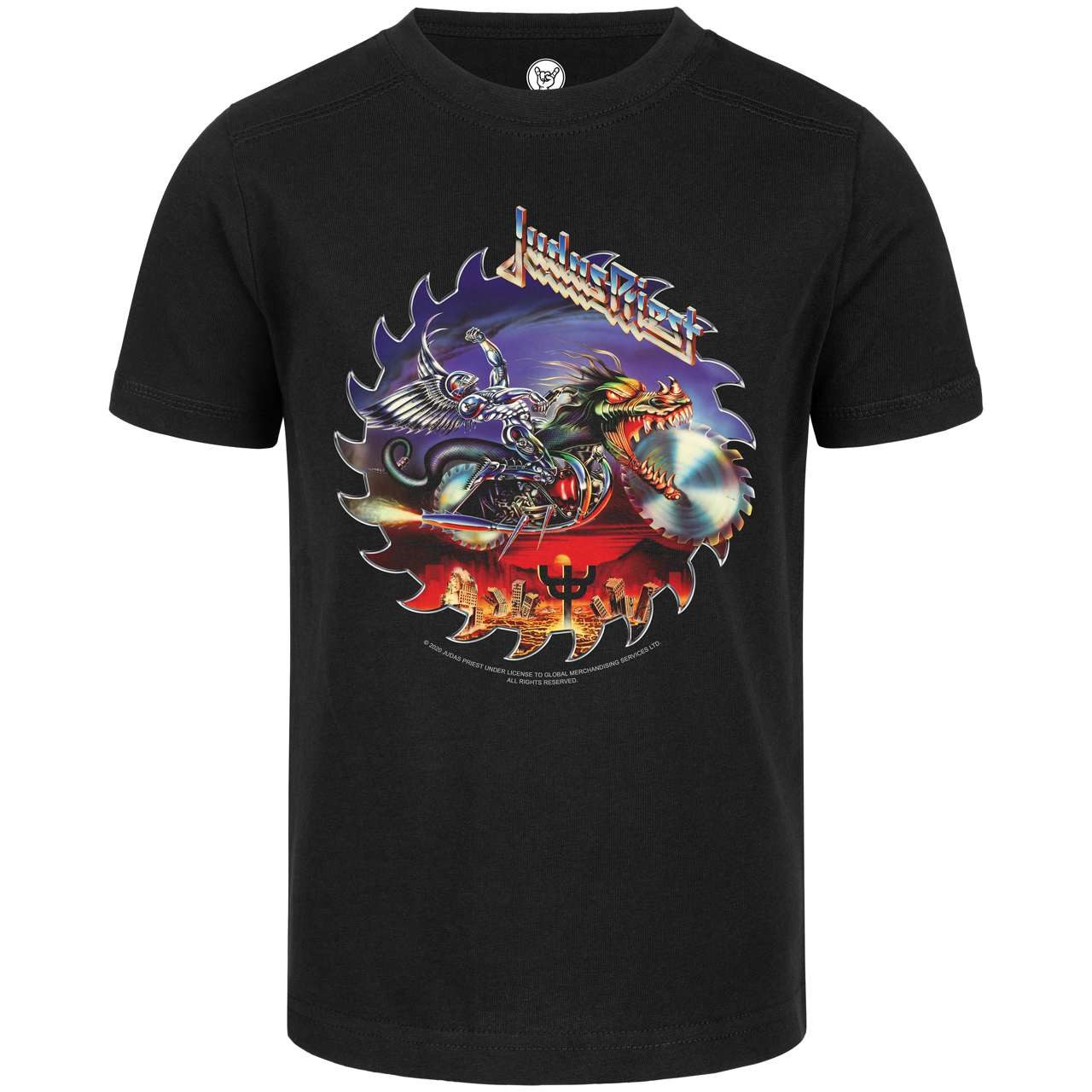 T-Shirt mit Judas Priest (Painkiller) Aufdruck für Kinder (2–14 J)