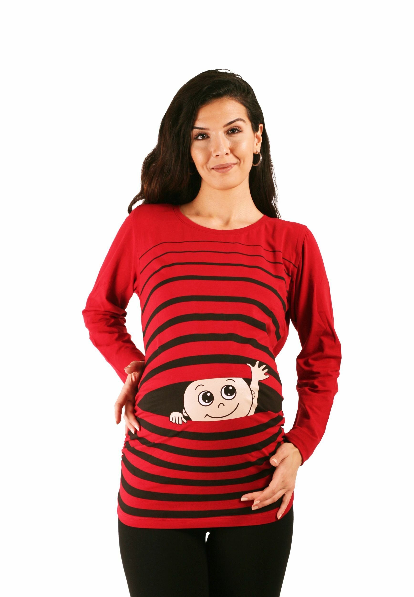 M.M.C. Umstandsshirt Winke Winke mit Motiv